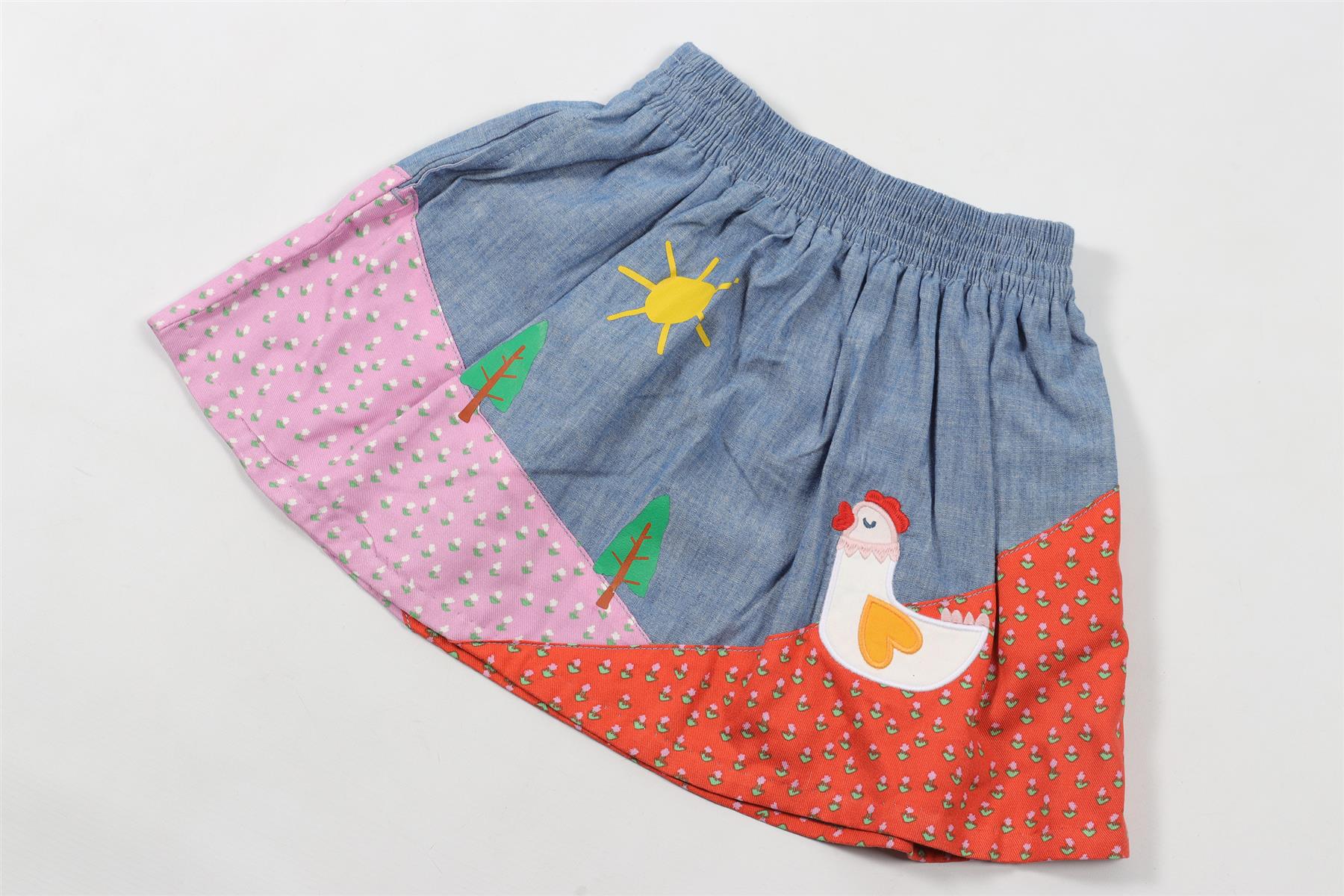 STELLA MCCARTNEY BLUE KIDS GIRLS SKIRT 6 YEARS - Image 3