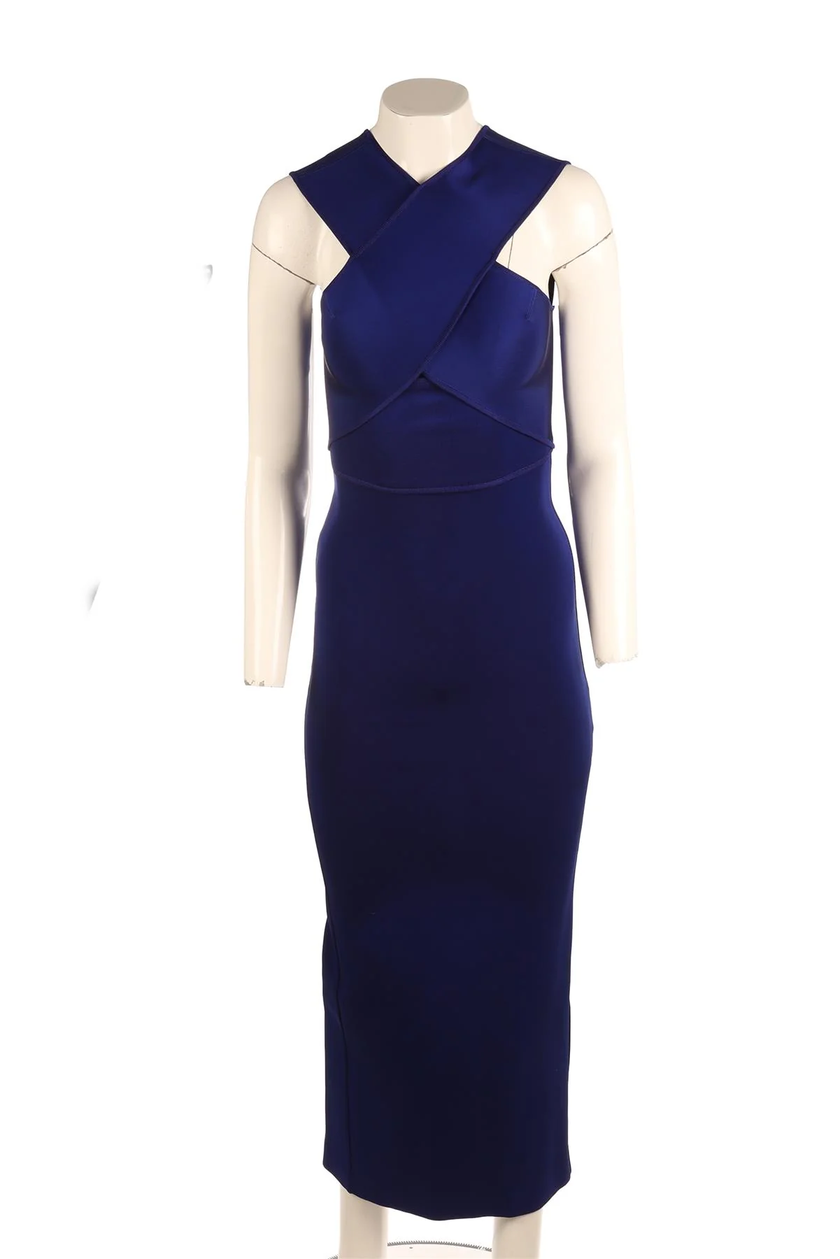 STELLA MCCARTNEY BLUE KNIT MAXI DRESS IT 36 UK 4 - Image 2