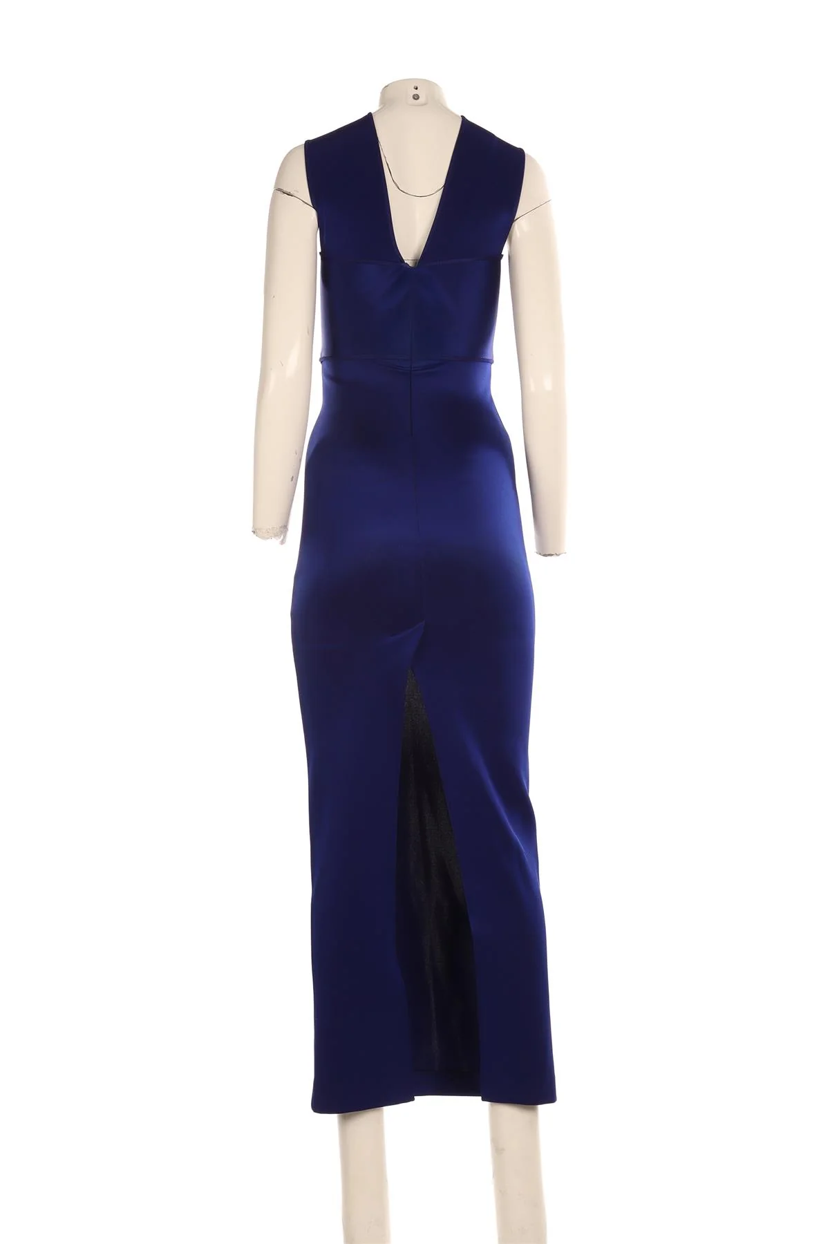 STELLA MCCARTNEY BLUE KNIT MAXI DRESS IT 36 UK 4 - Image 4
