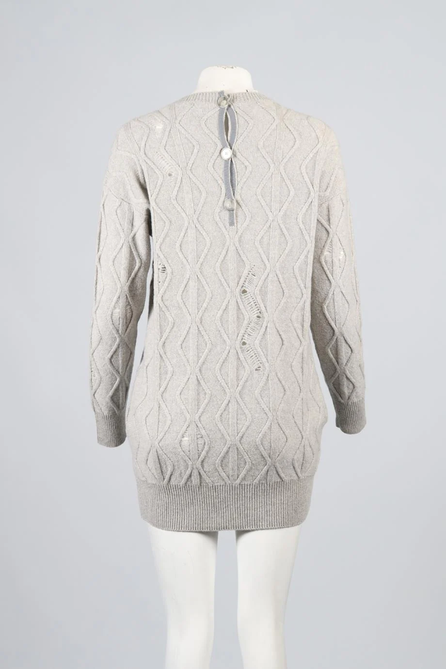 STELLA MCCARTNEY CASHMERE BLEND MINI DRESS IT 36 UK 4 - Image 4
