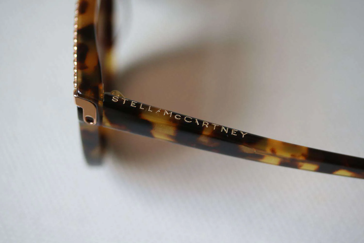 STELLA MCCARTNEY CHAIN-TRIMMED D-FRAME ACETATE SUNGLASSES - Image 4