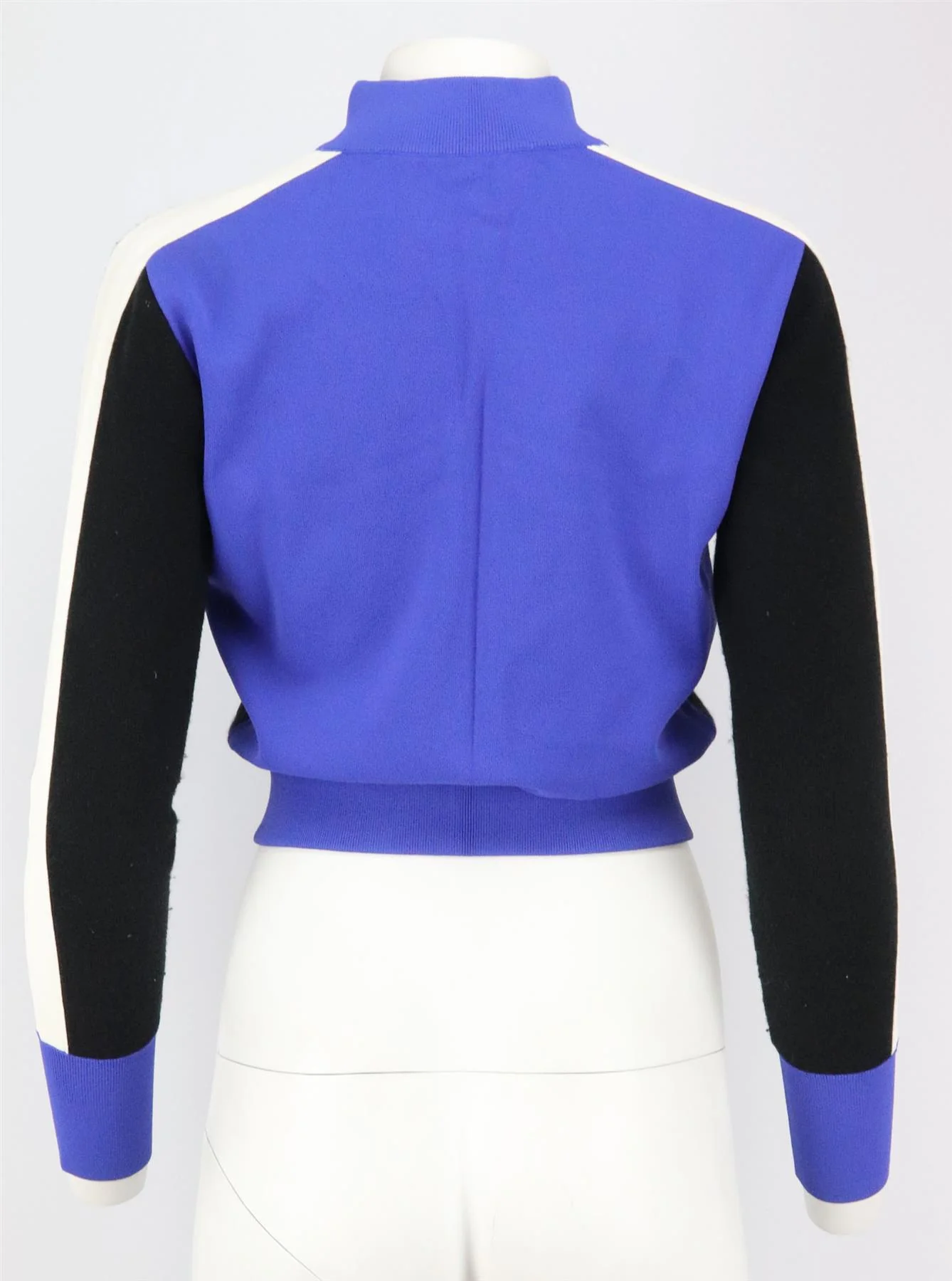 STELLA MCCARTNEY COLOUR BLOCK STRETCH KNIT JACKET IT 36 UK 4 - Image 4