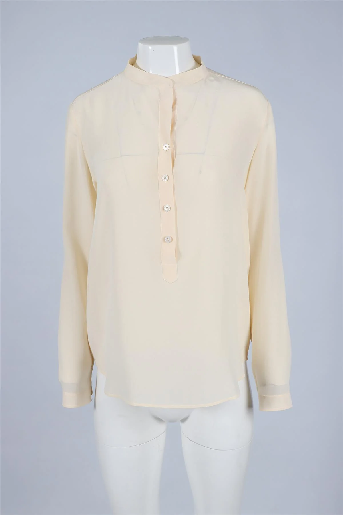 STELLA MCCARTNEY CREAM SILK TOP IT 40 UK 8 - Image 2