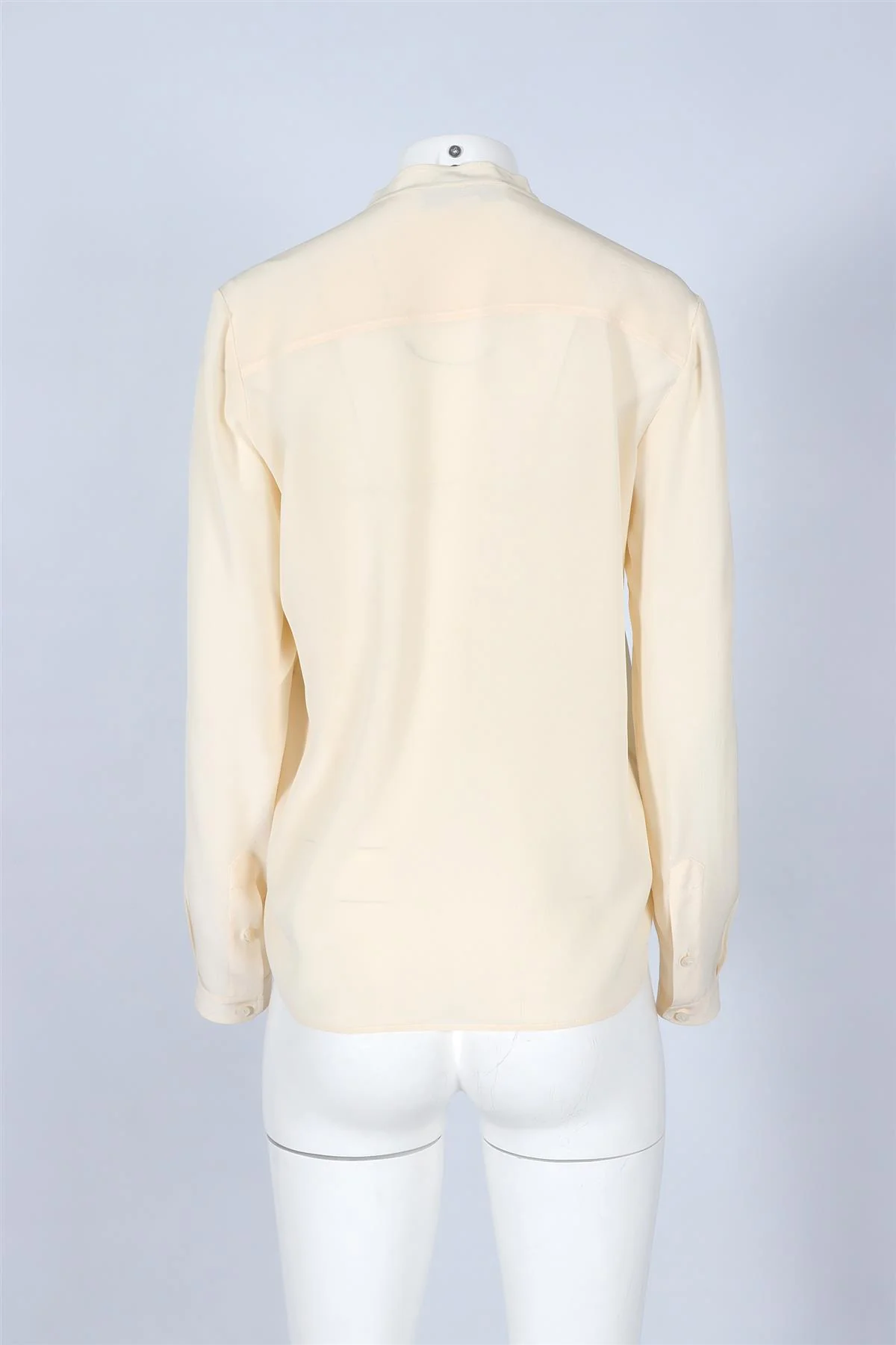 STELLA MCCARTNEY CREAM SILK TOP IT 40 UK 8 - Image 4