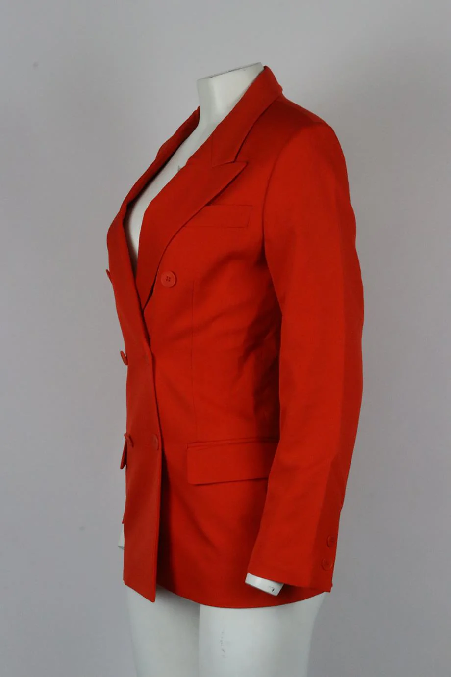 STELLA MCCARTNEY DOUBLE BREASTED WOOL BLAZER IT 36 UK 4 - Image 3