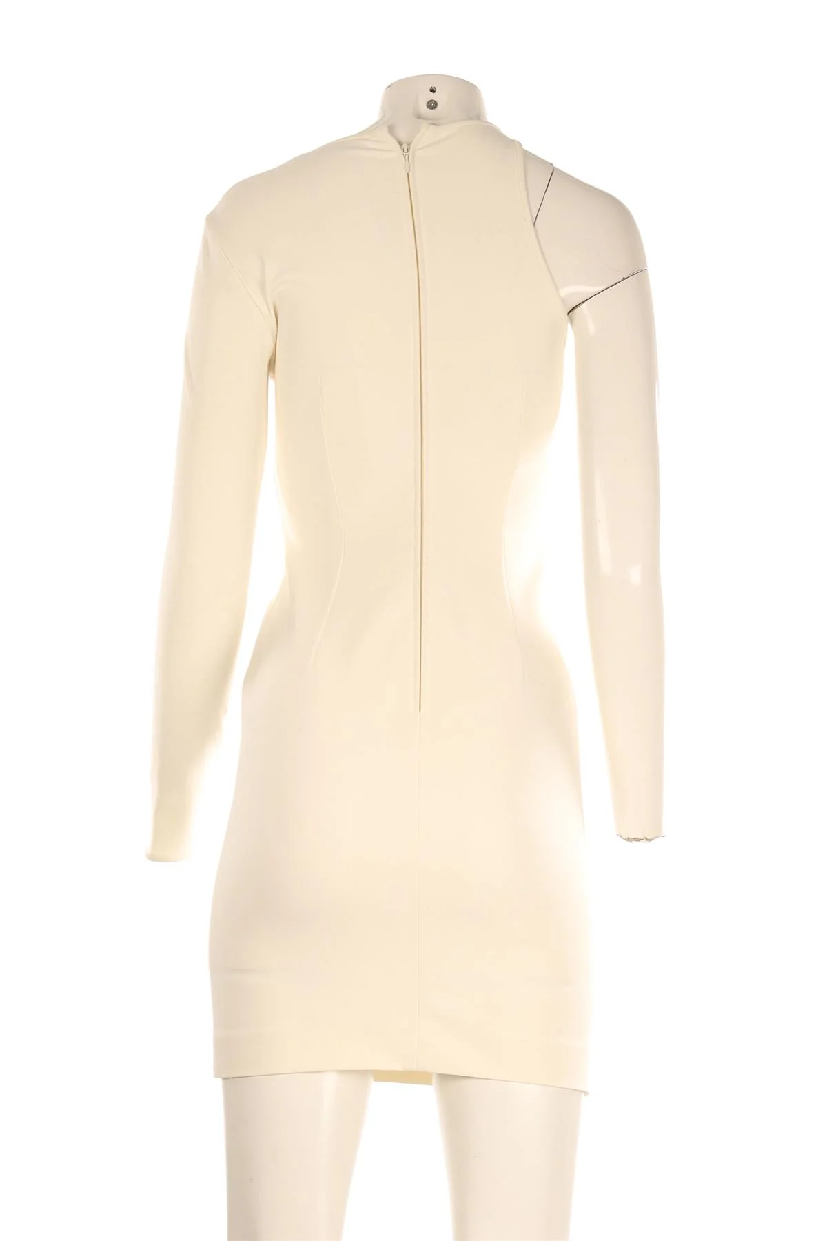 STELLA MCCARTNEY ECRU COTTON MINI DRESS IT 38 UK 6 - Image 3
