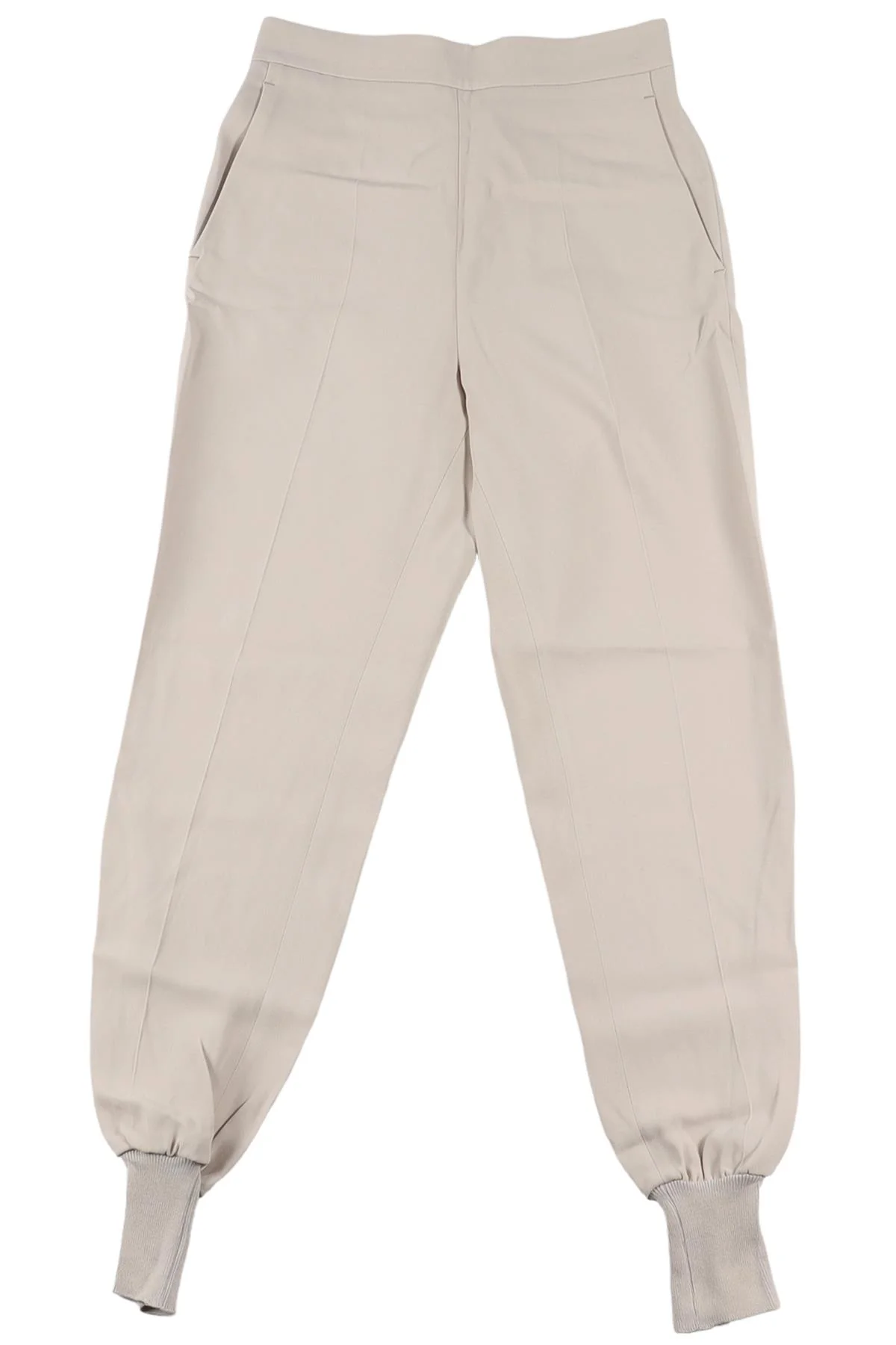 STELLA MCCARTNEY GREY CREPE TAPERED PANTS IT 36 UK 4
