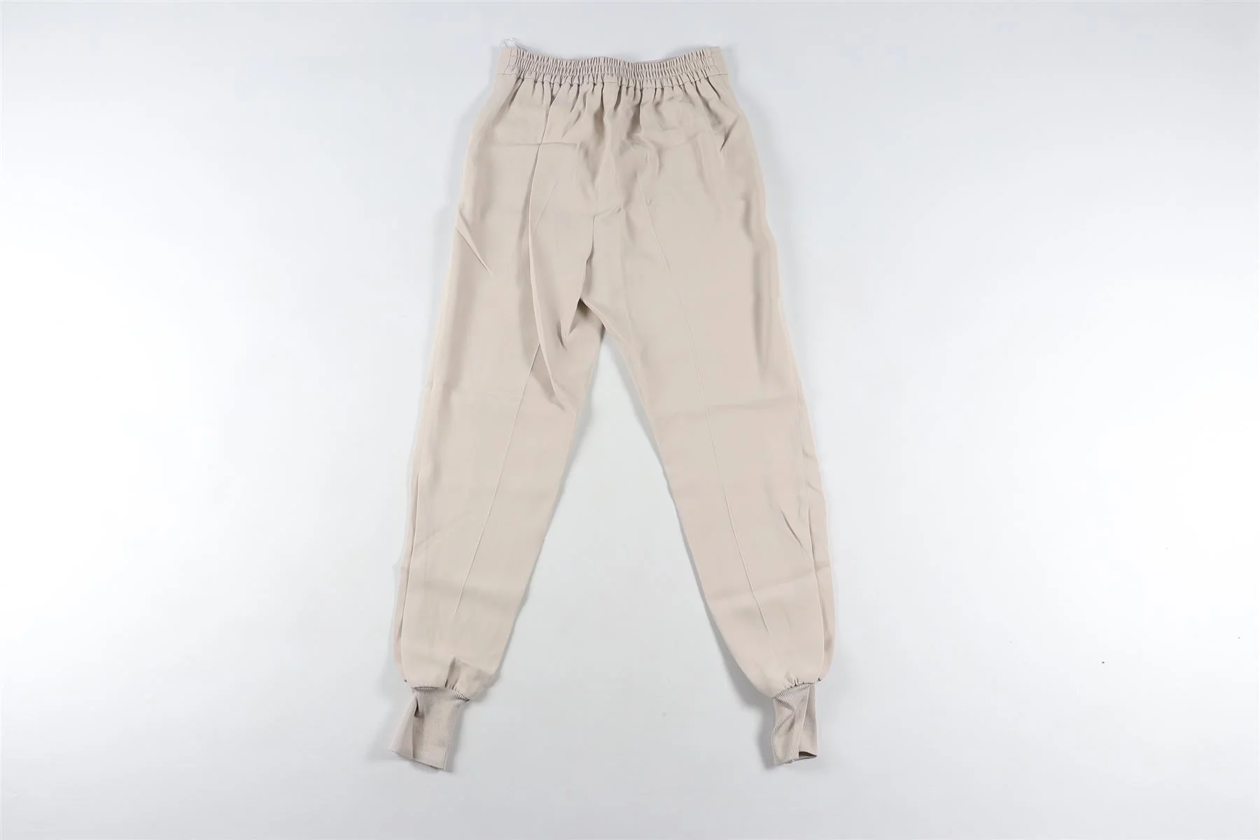 STELLA MCCARTNEY GREY CREPE TAPERED PANTS IT 36 UK 4 - Image 4