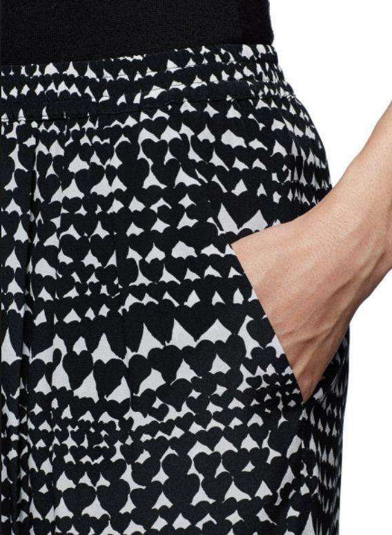 STELLA MCCARTNEY HEART PRINT SILK PANTS IT 42 UK 10 - Image 7