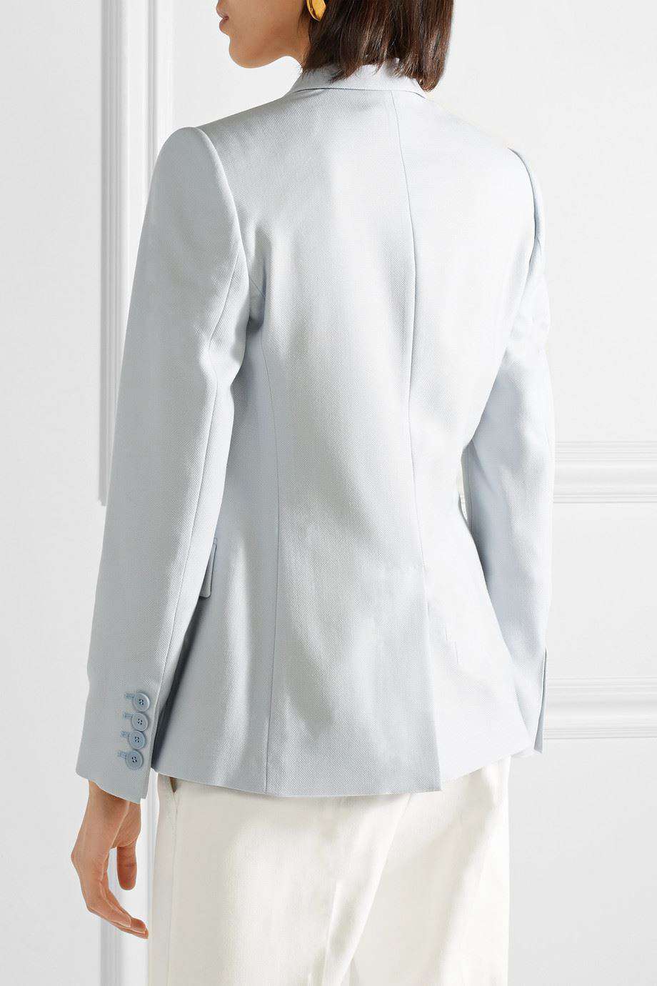 STELLA MCCARTNEY INGRID WOOL-PIQUÉ BLAZER IT 36 UK 4 - Image 2