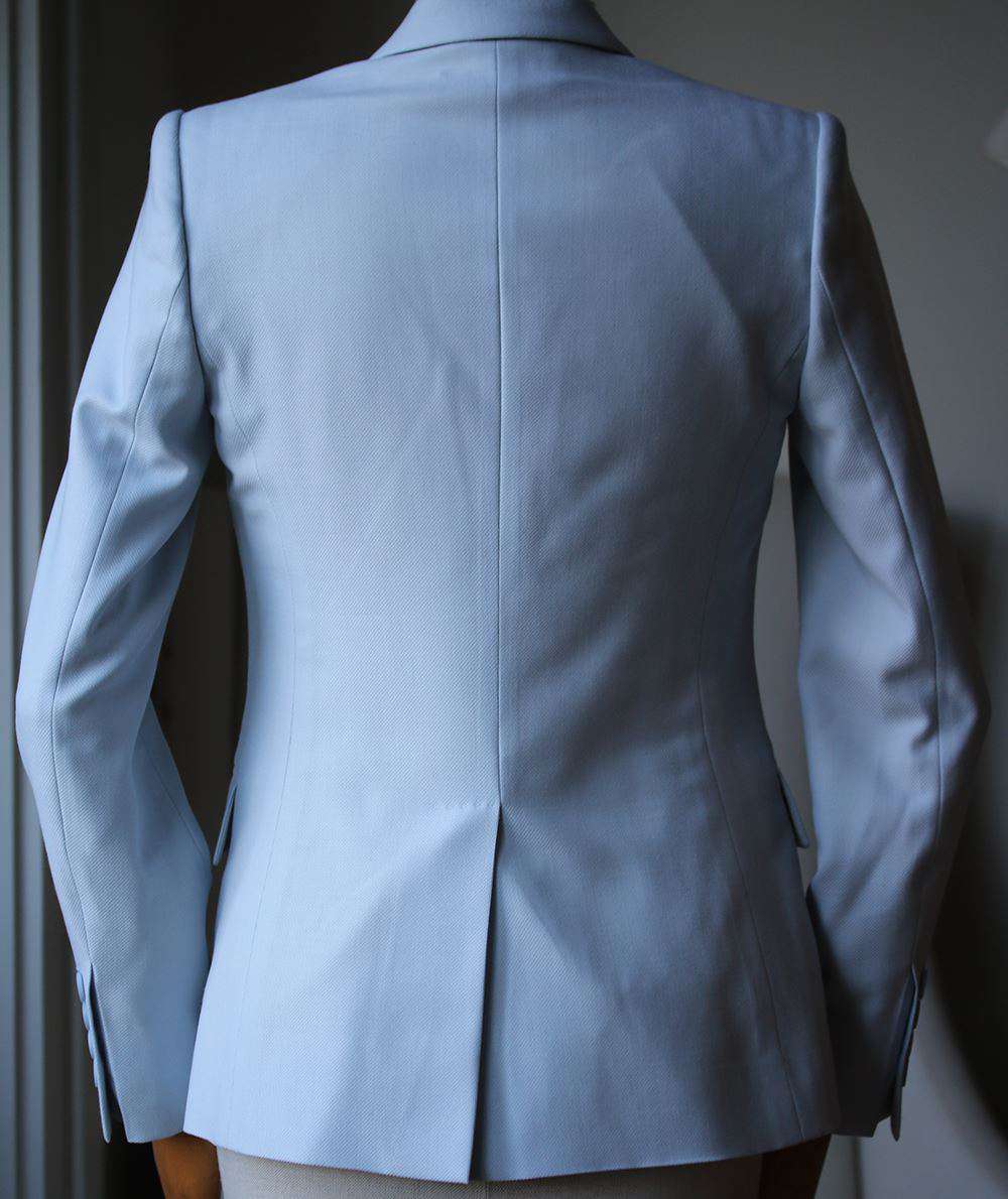 STELLA MCCARTNEY INGRID WOOL-PIQUÉ BLAZER IT 36 UK 4 - Image 6