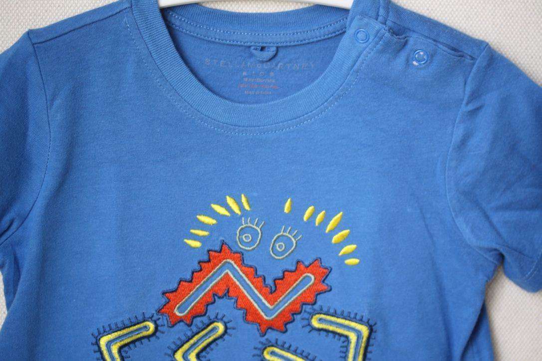 STELLA MCCARTNEY KIDS BABY CHUCKLE EMBROIDERED T-SHIRT 18 MONTHS - Image 4