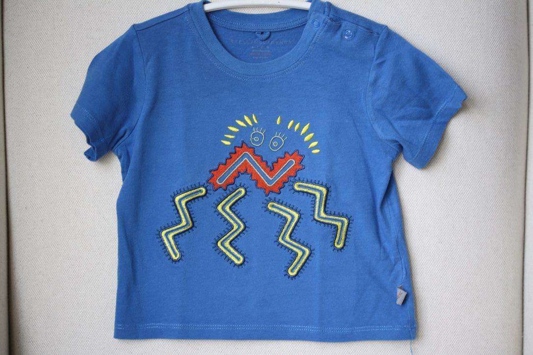 STELLA MCCARTNEY KIDS BABY CHUCKLE EMBROIDERED TOP T-SHIRT 12 MONTHS - Image 2