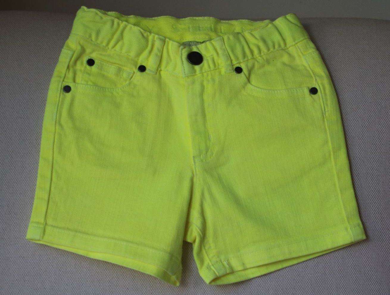 STELLA MCCARTNEY KIDS BABY GIRLS NEON YELLOW SHORTS 2 YEARS - Image 4