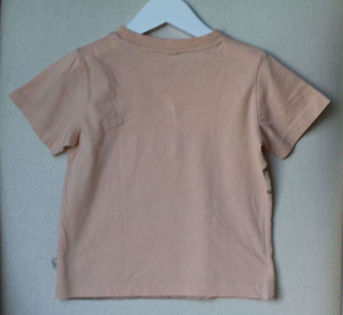 STELLA MCCARTNEY KIDS BABY GIRLS PEACH PINK HORSE PRINT ARLO TOP 3 YEARS - Image 3