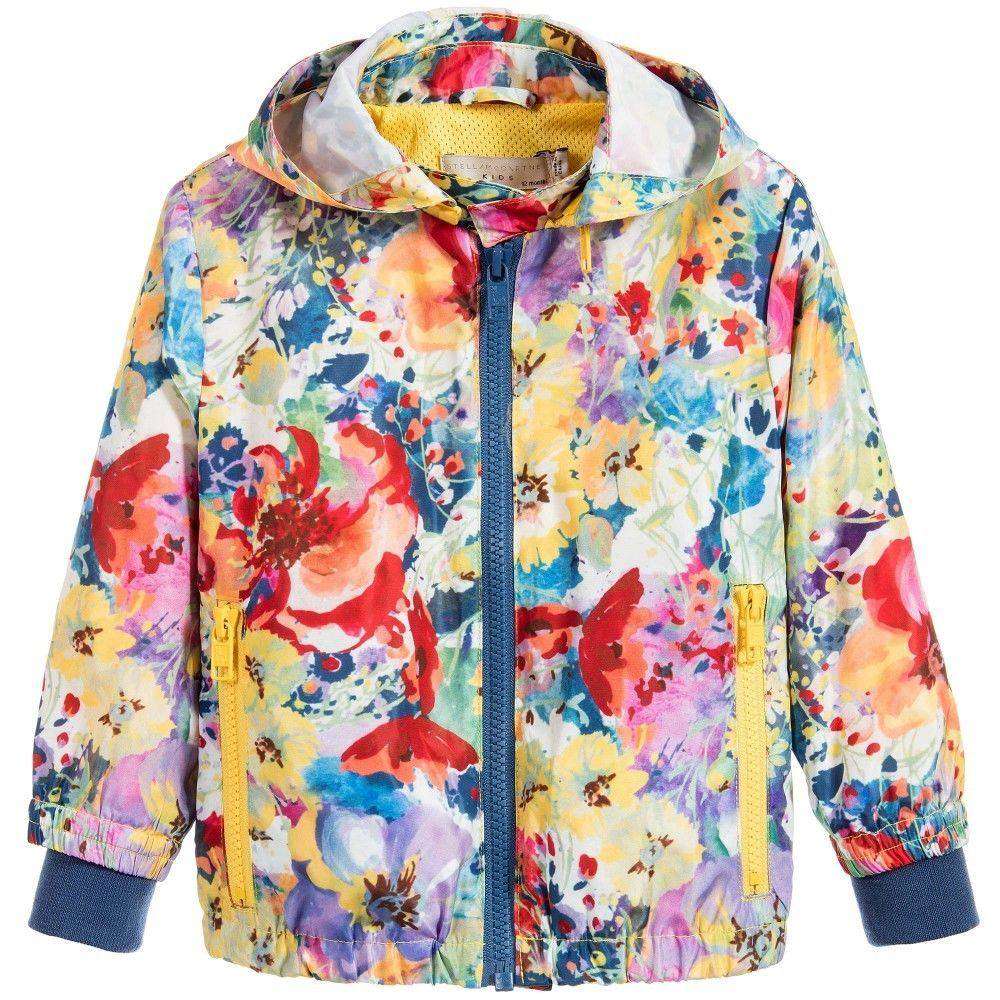 STELLA MCCARTNEY KIDS BABY GIRLS SCOUT FLORAL JACKET 3 YEARS - Image 6