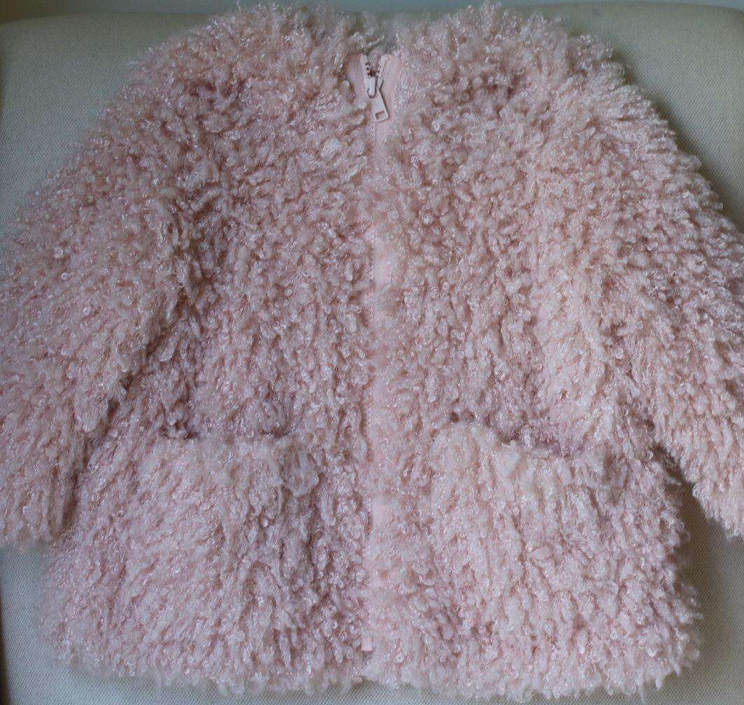 STELLA MCCARTNEY KIDS BABY PINK SPARKLES COAT 3 YEARS - Image 6