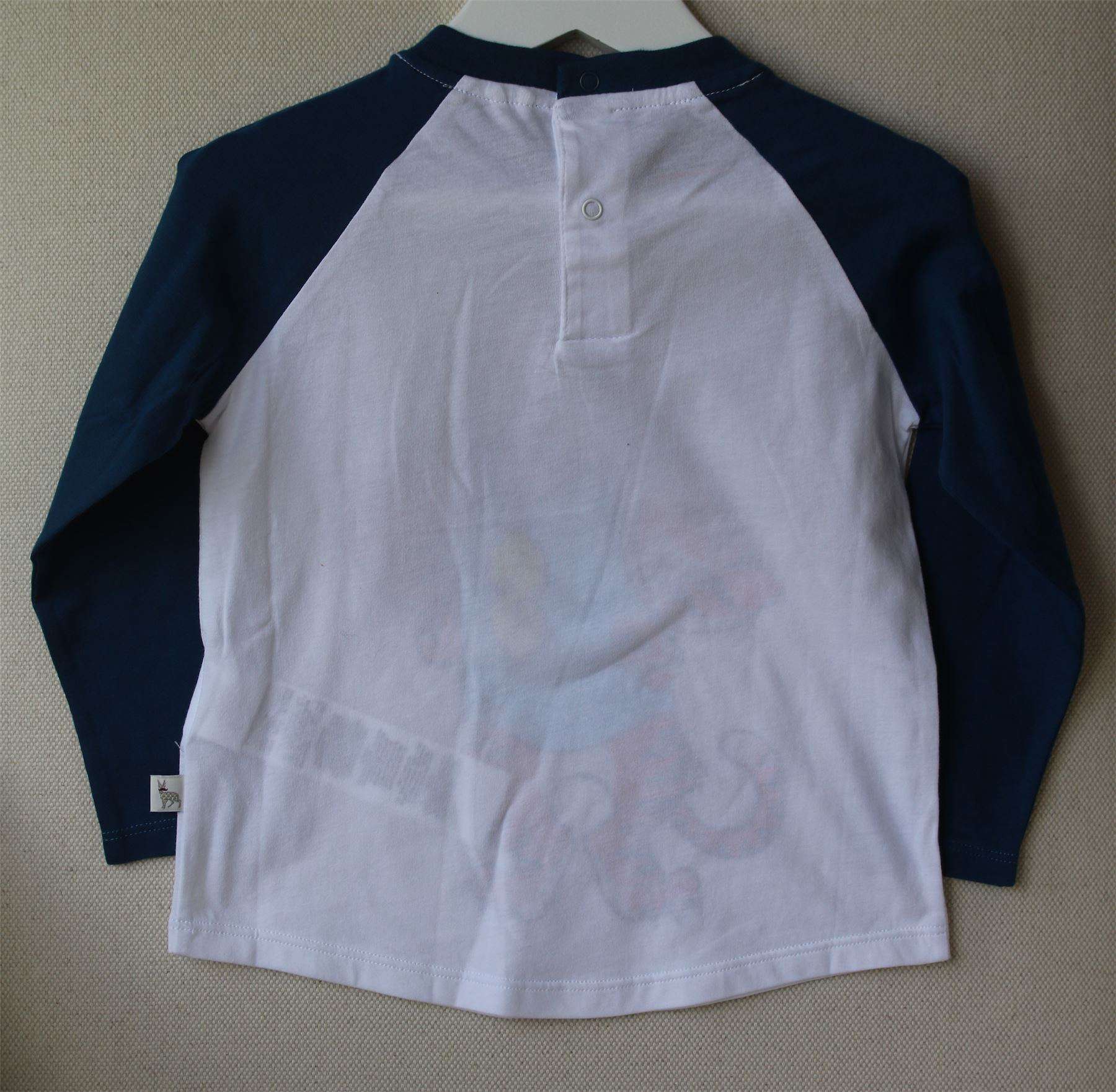 STELLA MCCARTNEY KIDS BOYS BLUE TIGER TOP 24 MONTHS - Image 2
