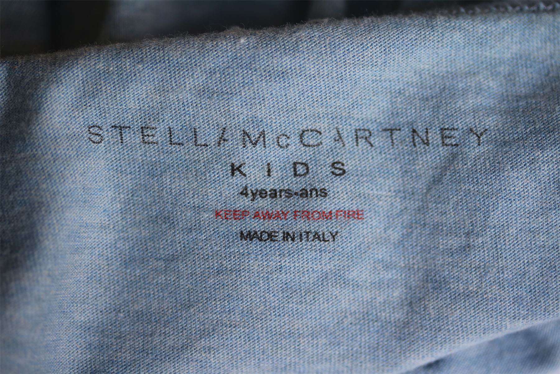 STELLA MCCARTNEY KIDS GIRLS BLUE FLORAL TOP 4 YEARS - Image 3