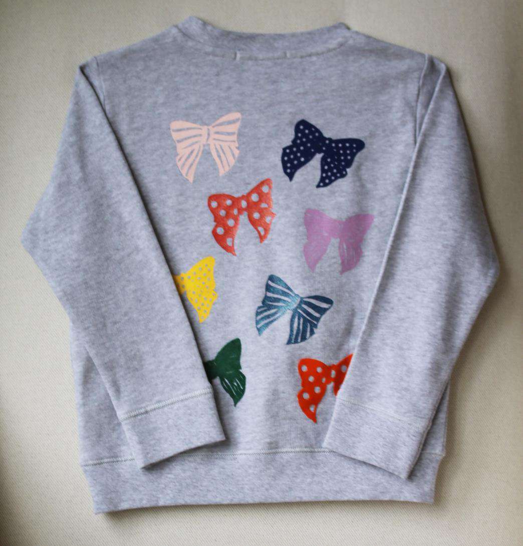 STELLA MCCARTNEY KIDS GIRLS BOW PRINT COTTON TRACKSUIT 5 YEARS - Image 3