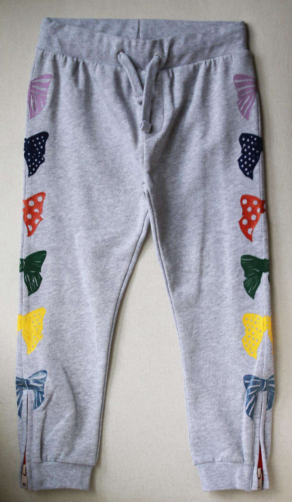 STELLA MCCARTNEY KIDS GIRLS BOW PRINT COTTON TRACKSUIT 5 YEARS - Image 4