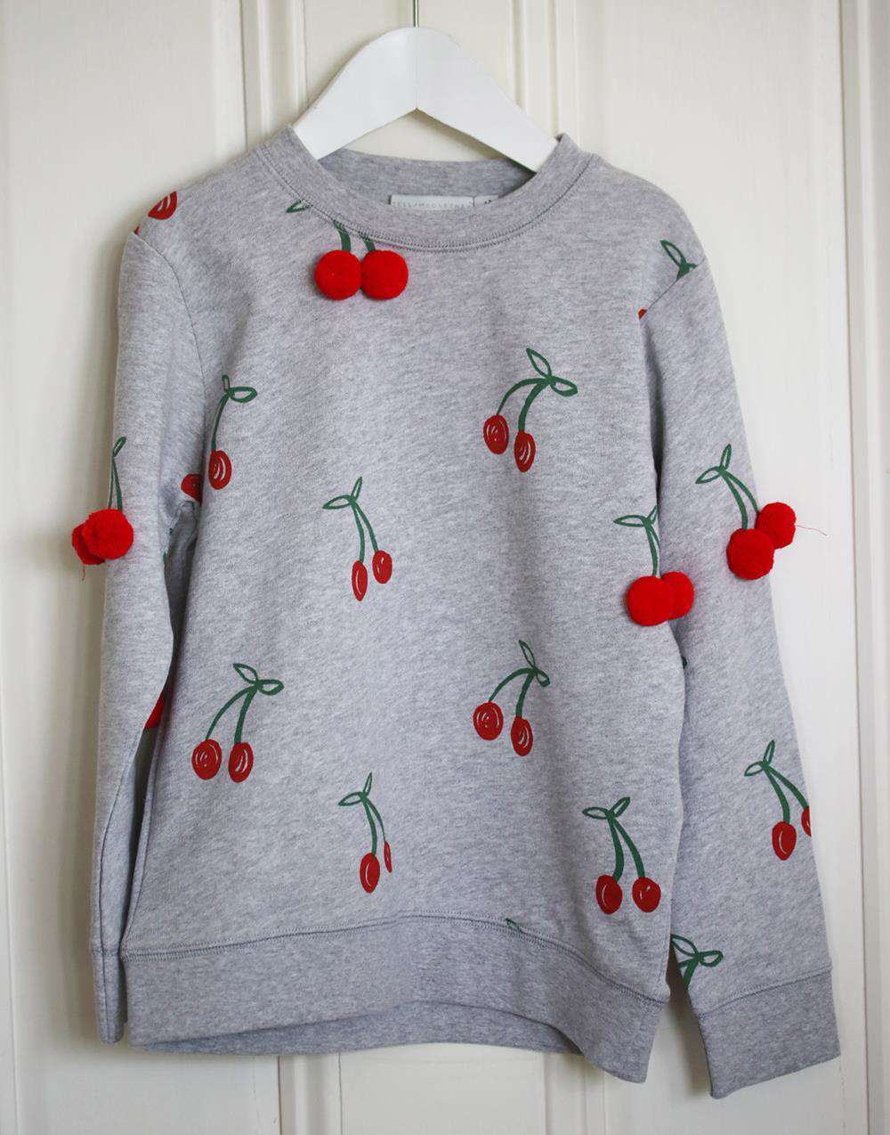 STELLA MCCARTNEY KIDS GIRLS CHERRY COTTON TRACKSUIT 6 YEARS - Image 2