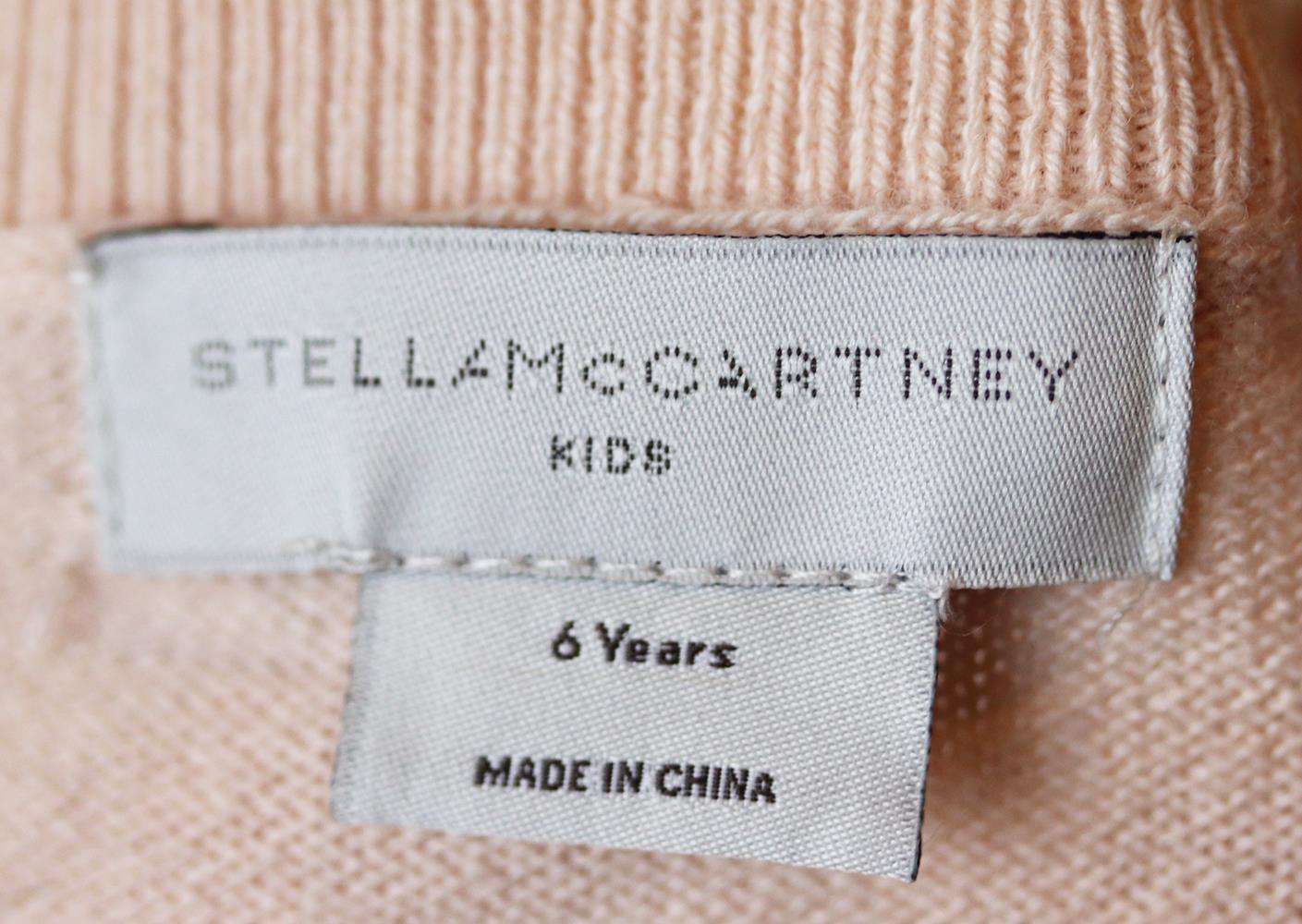 STELLA MCCARTNEY KIDS GIRLS COTTON CARDIGAN 6 YEARS - Image 4