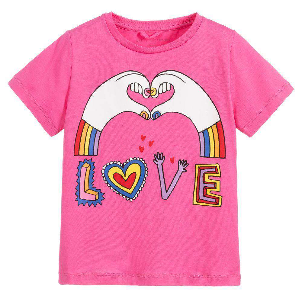 STELLA MCCARTNEY KIDS GIRLS COTTON T-SHIRT 6 YEARS