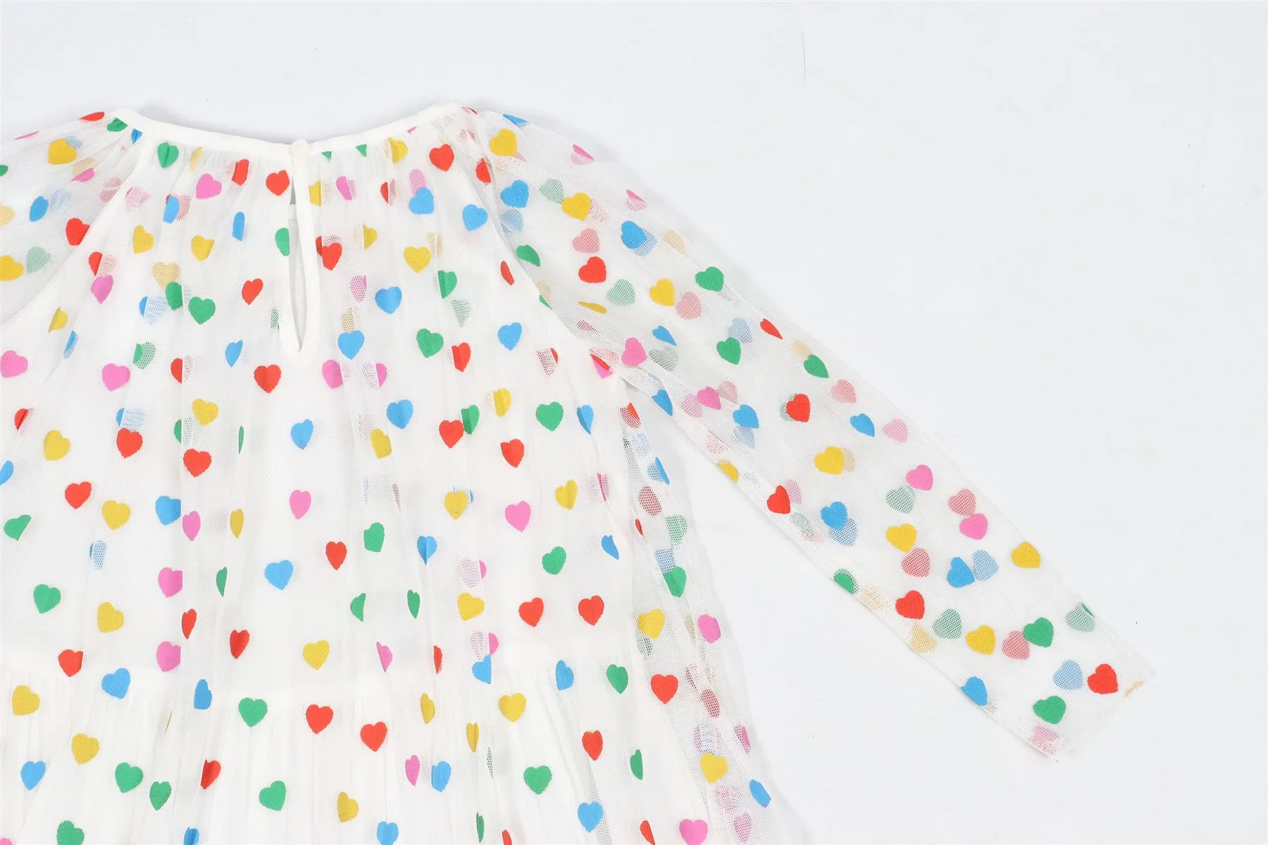 STELLA MCCARTNEY KIDS GIRLS HEART DRESS 4 YEARS - Image 6