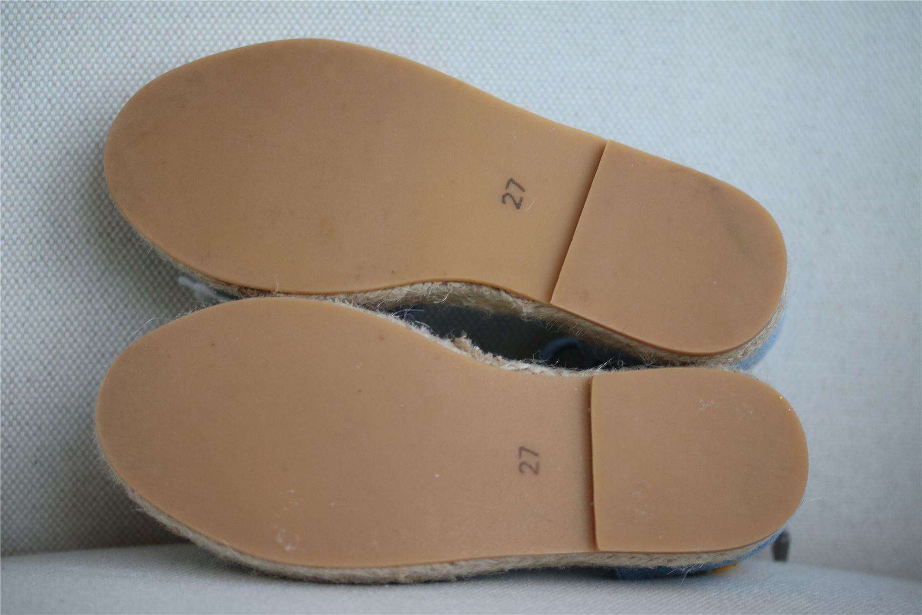 STELLA MCCARTNEY KIDS GIRLS LIGHT BLUE ESPADRILLE SANDALS EU 27 UK 9 US 10 - Image 5