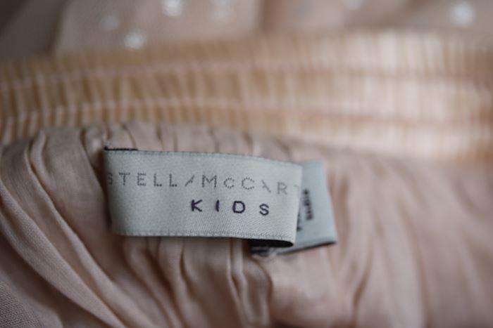 STELLA MCCARTNEY KIDS GIRLS PINK TULLE SKIRT WITH SILVER POLKADOT 3 YEARS - Image 3