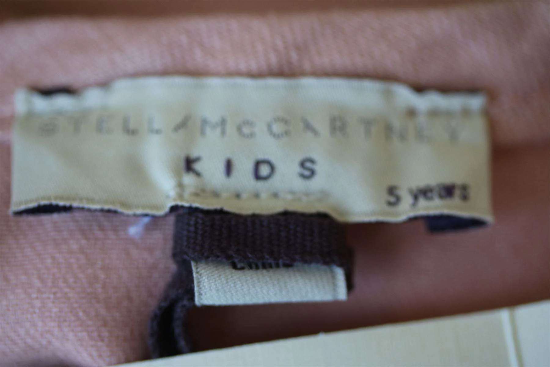 STELLA MCCARTNEY KIDS GIRLS PINK UNICORN DENIM DRESS 5 YEARS - Image 5