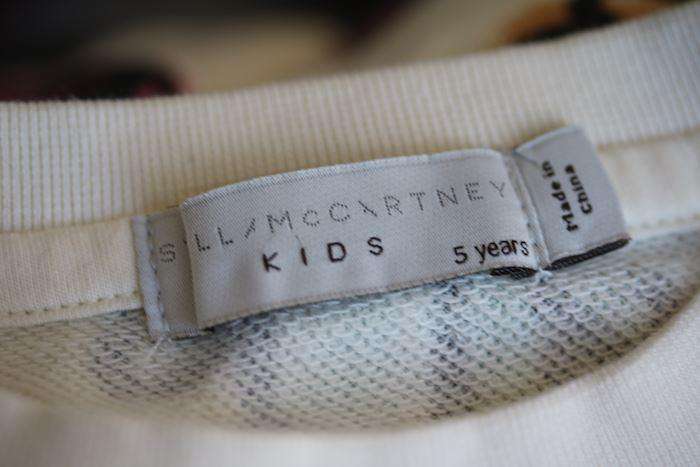 STELLA MCCARTNEY KIDS IVORY BETTY SWEATER 5 YEARS - Image 3