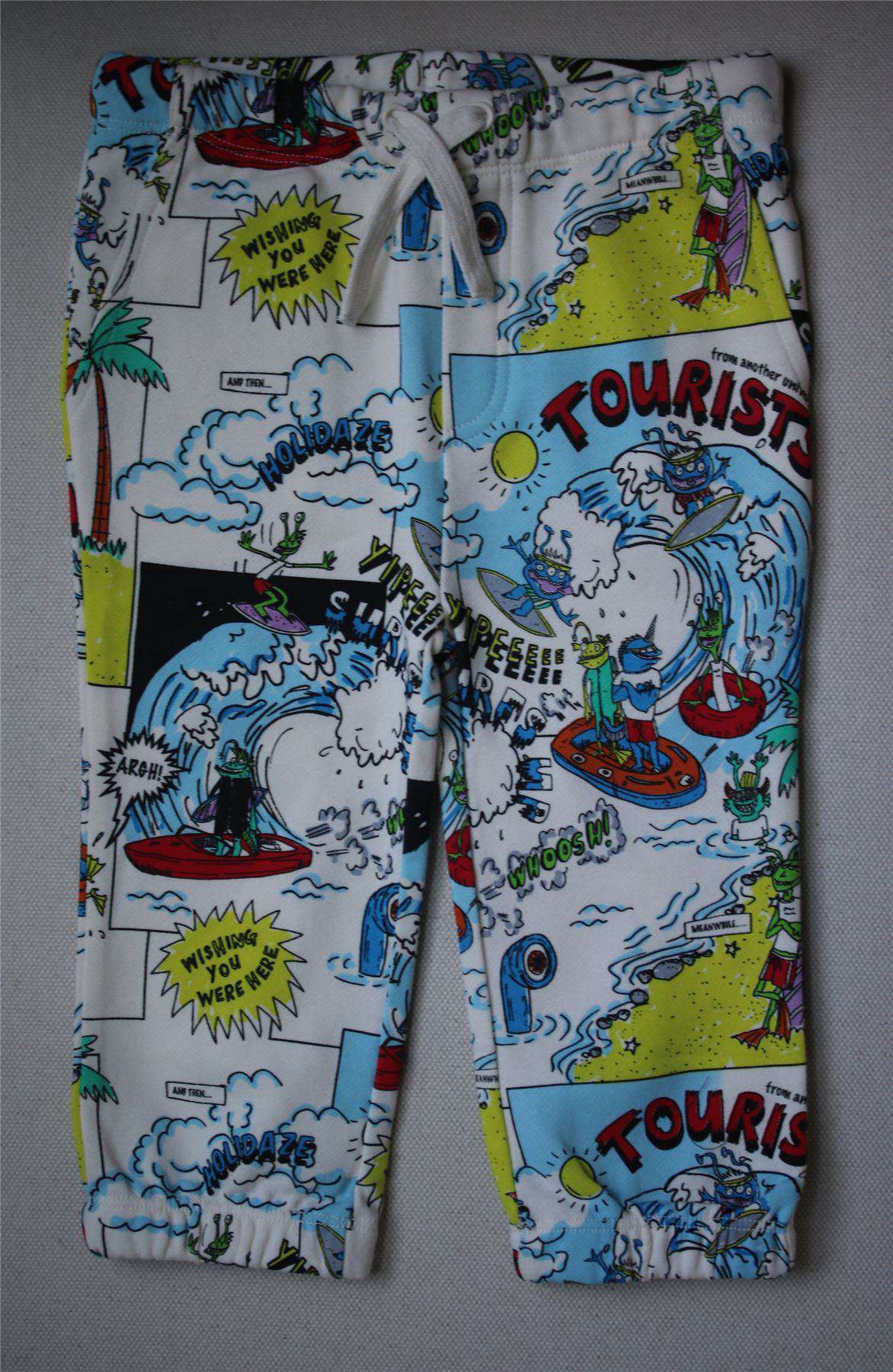 STELLA MCCARTNEY KIDS LOOPIE JERSEY TROUSERS 36 MONTHS - Image 2