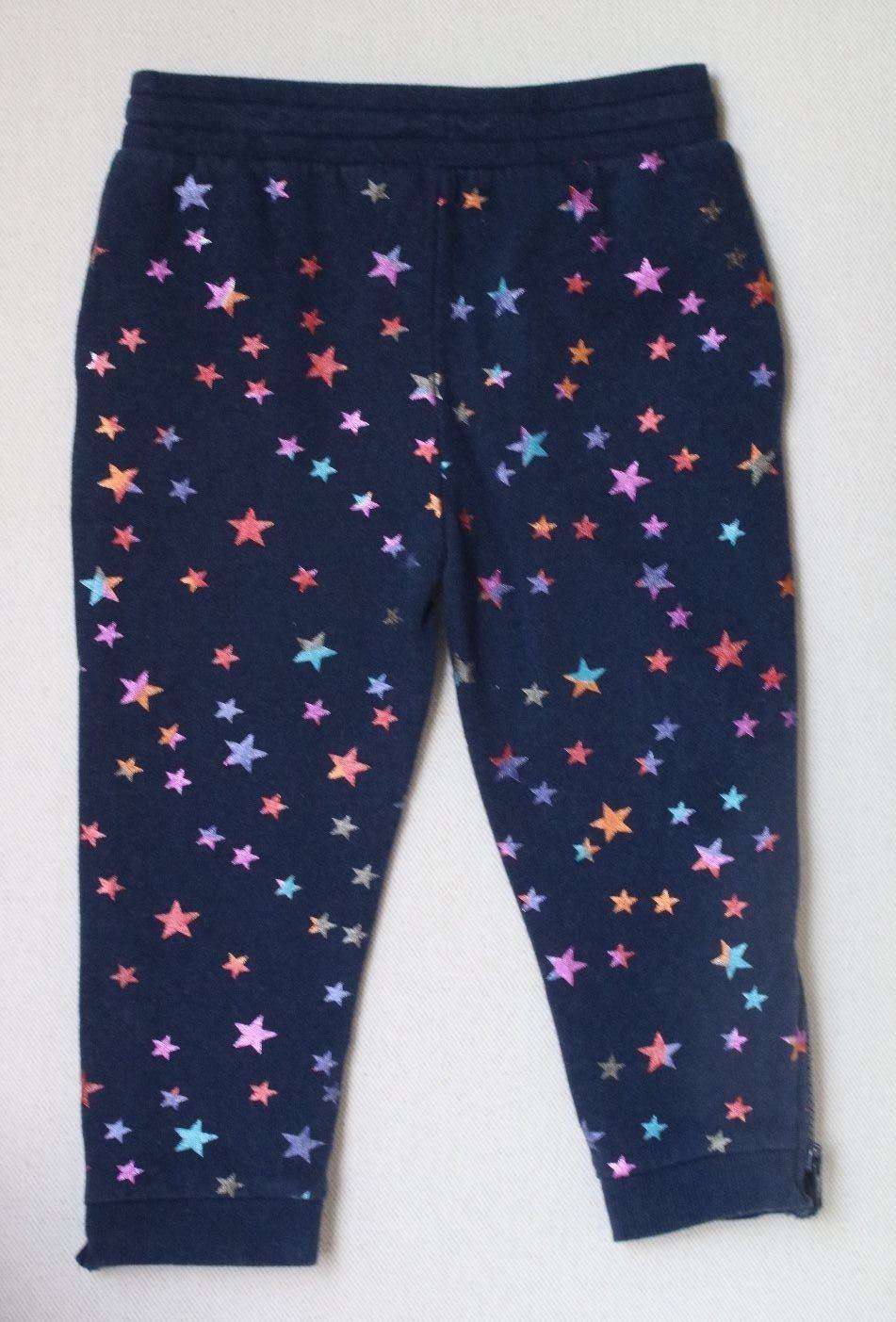 STELLA MCCARTNEY KIDS NAVY BLUE STAR PRINT TRACKSUIT BOTTOMS 4 YEARS - Image 3