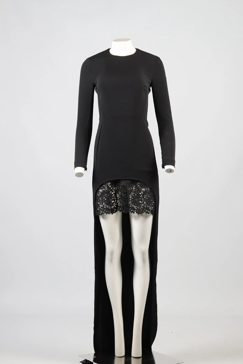 STELLA MCCARTNEY LACE AND CREPE MAXI DRESS IT 40 UK 8 - Image 2