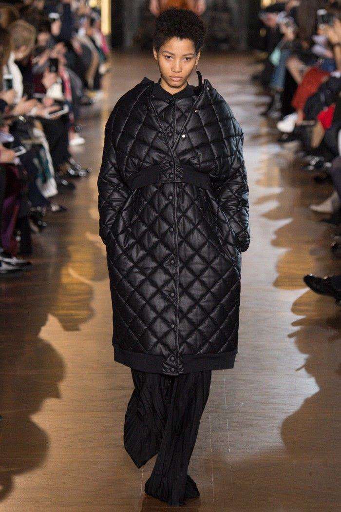 STELLA MCCARTNEY MARISA QUILTED FAUX LEATHER COAT UK 8 - Image 10