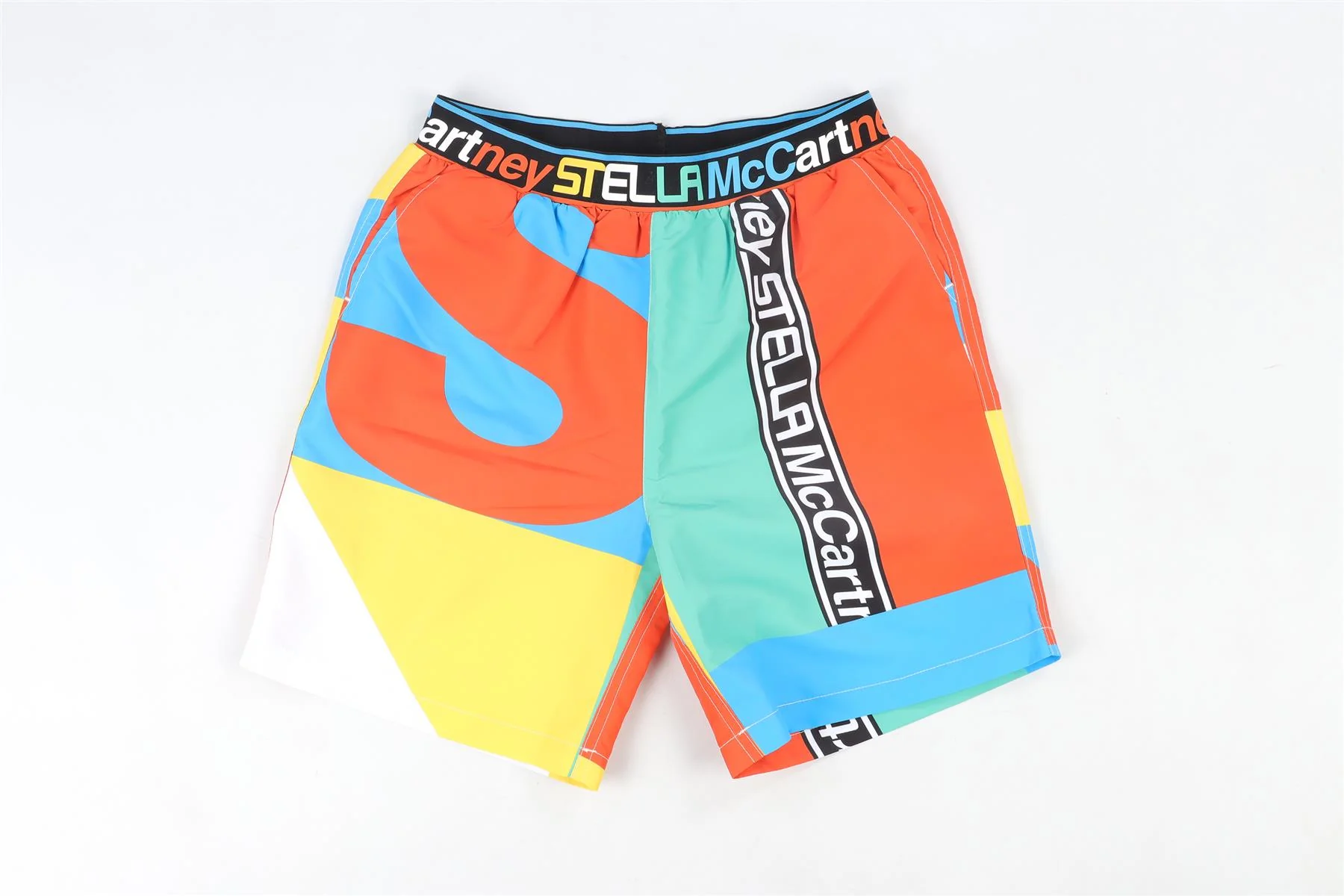 STELLA MCCARTNEY MULTI KIDS BOYS SWIM SHORTS 12 YEARS - Image 2
