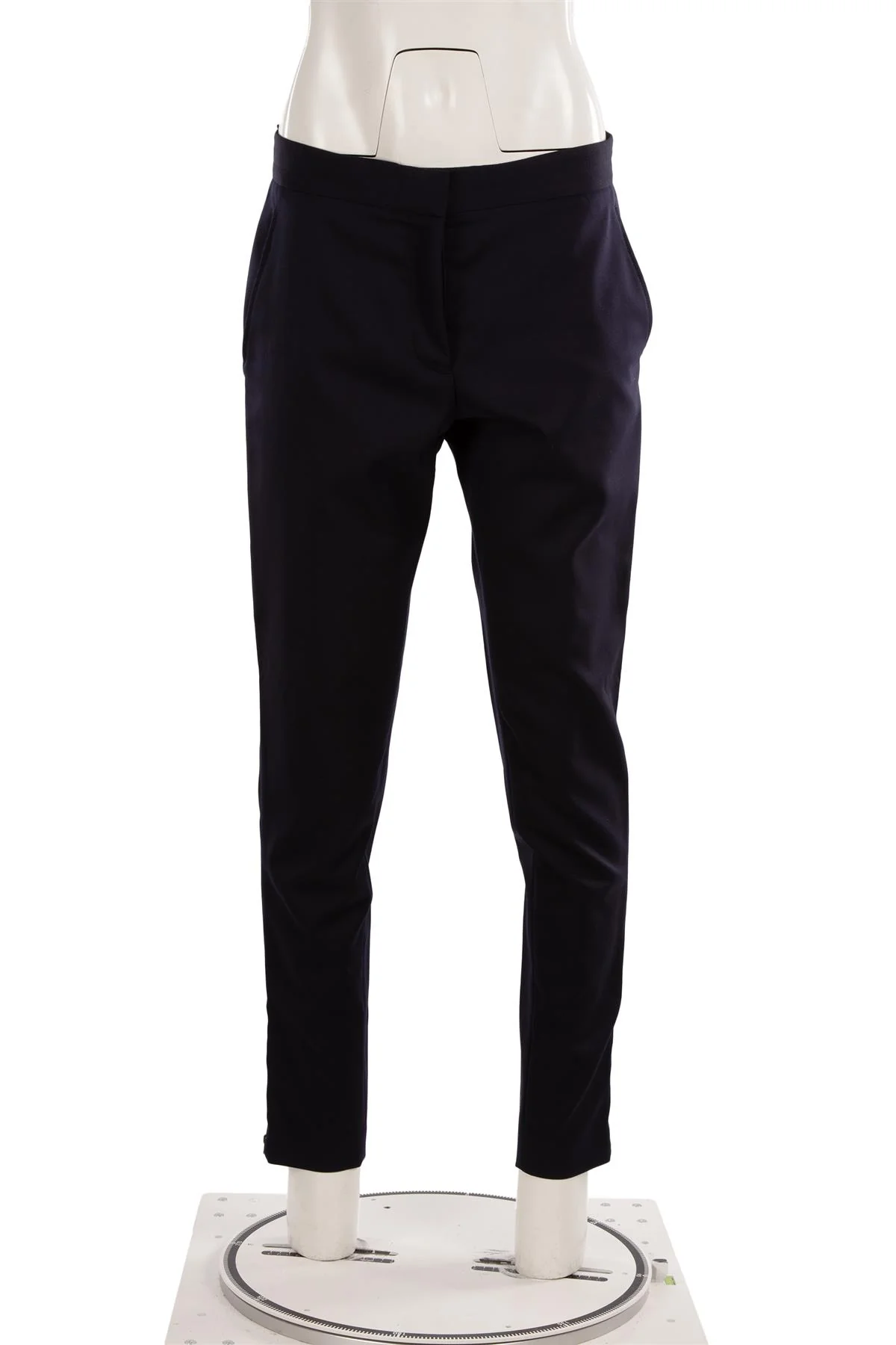 STELLA MCCARTNEY NAVY SLIM LEG PANTS IT 44 UK 12 - Image 2