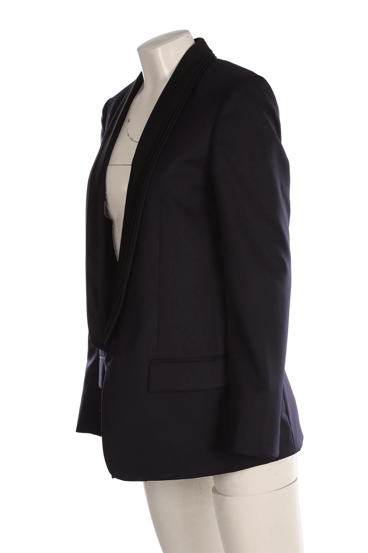 STELLA MCCARTNEY NAVY WOOL BLAZER IT 46 UK 14 - Image 3