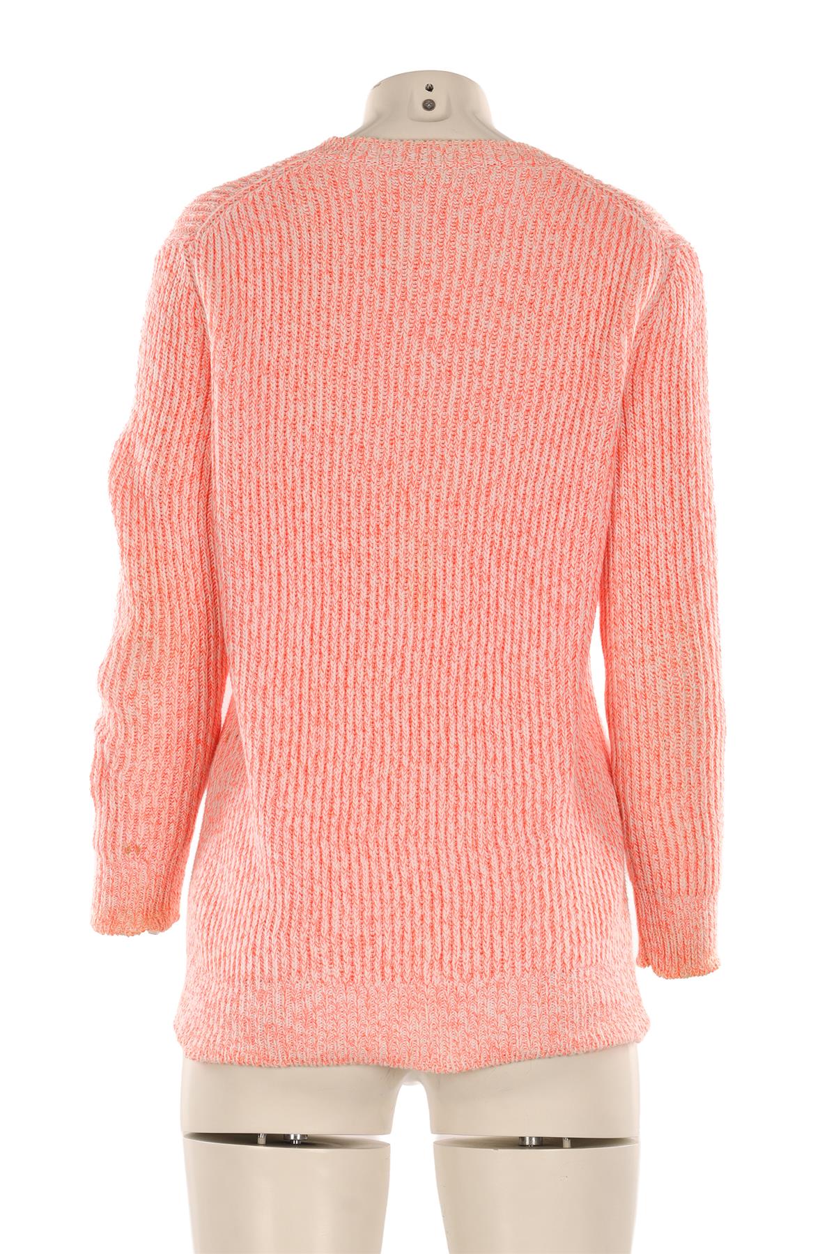 STELLA MCCARTNEY ORANGE COTTON SWEATER IT 38 UK 6 - Image 4