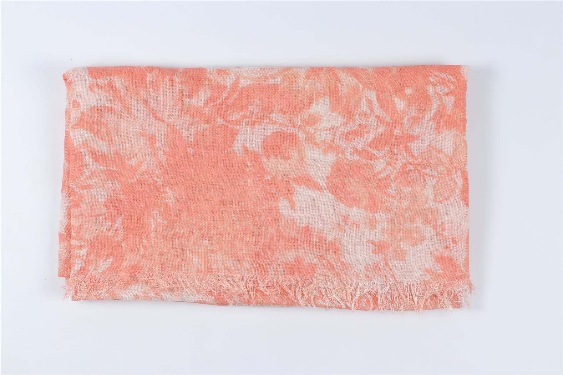 STELLA MCCARTNEY PEACH SILK SCARF - Image 3