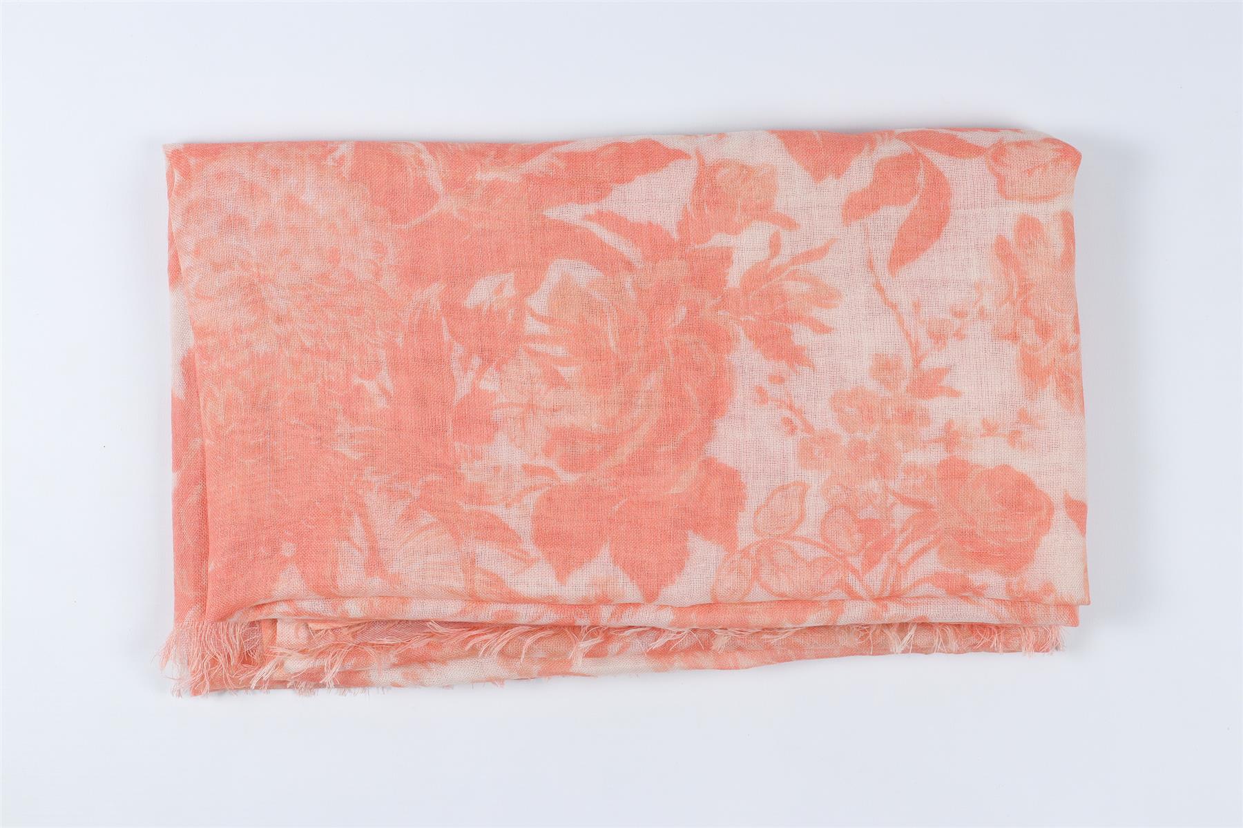 STELLA MCCARTNEY PEACH SILK SCARF - Image 5