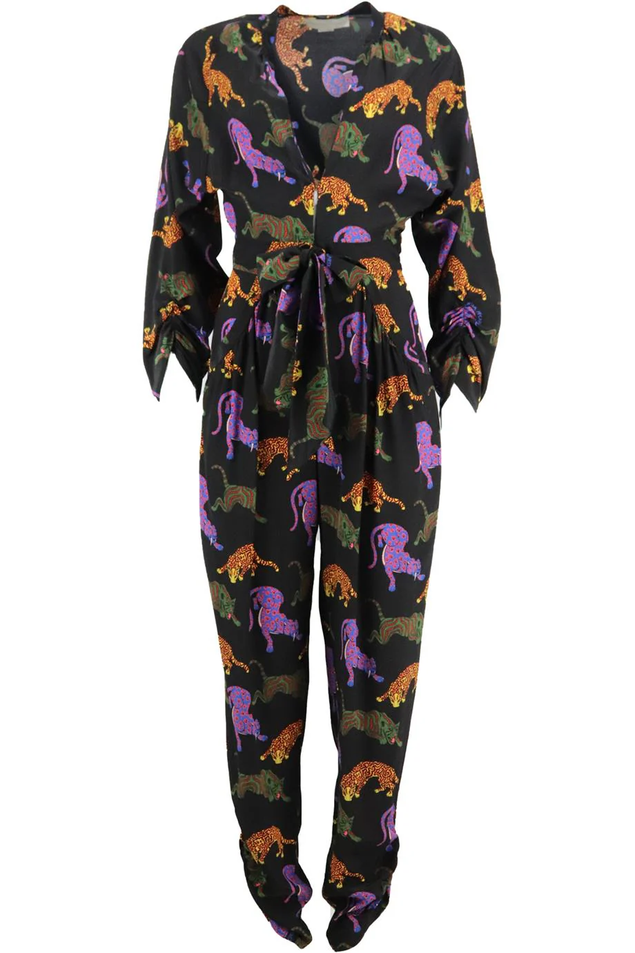 STELLA MCCARTNEY PRINTED SILK JUMPSUIT IT 38 UK 6