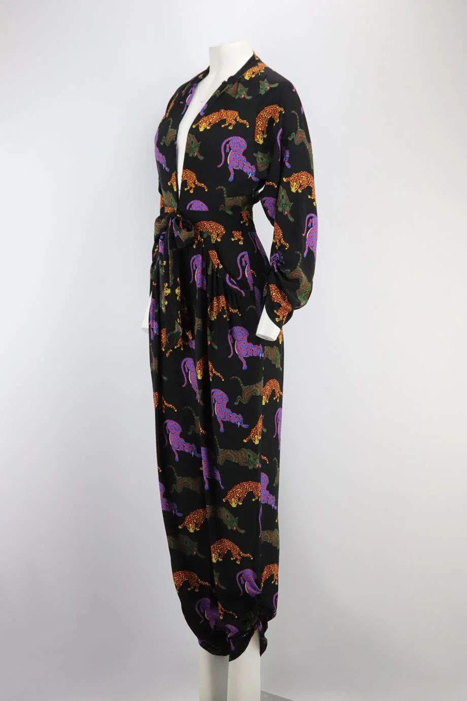 STELLA MCCARTNEY PRINTED SILK JUMPSUIT IT 38 UK 6 - Image 3