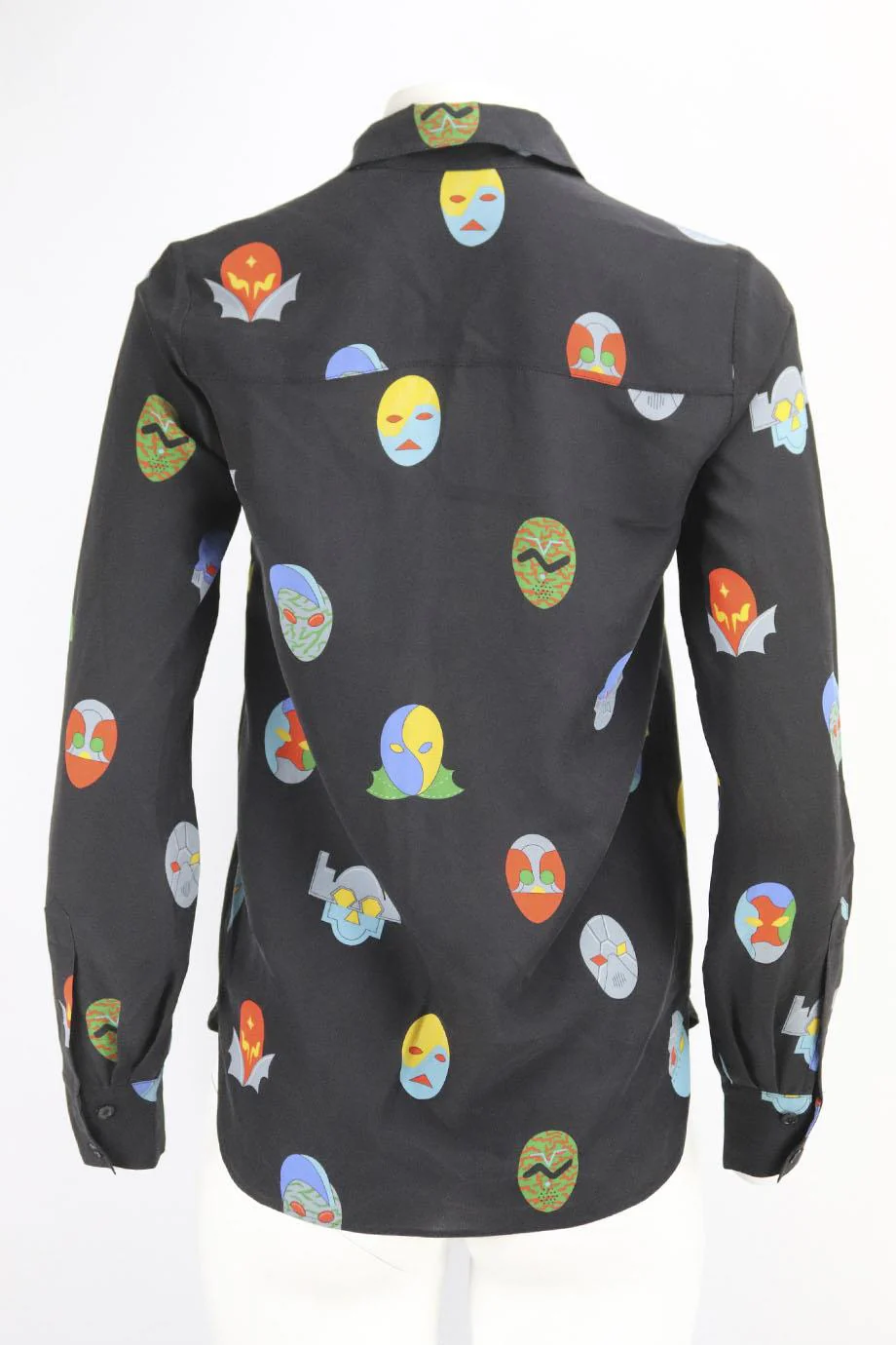 STELLA MCCARTNEY PRINTED SILK SHIRT IT 40 UK 8 - Image 4