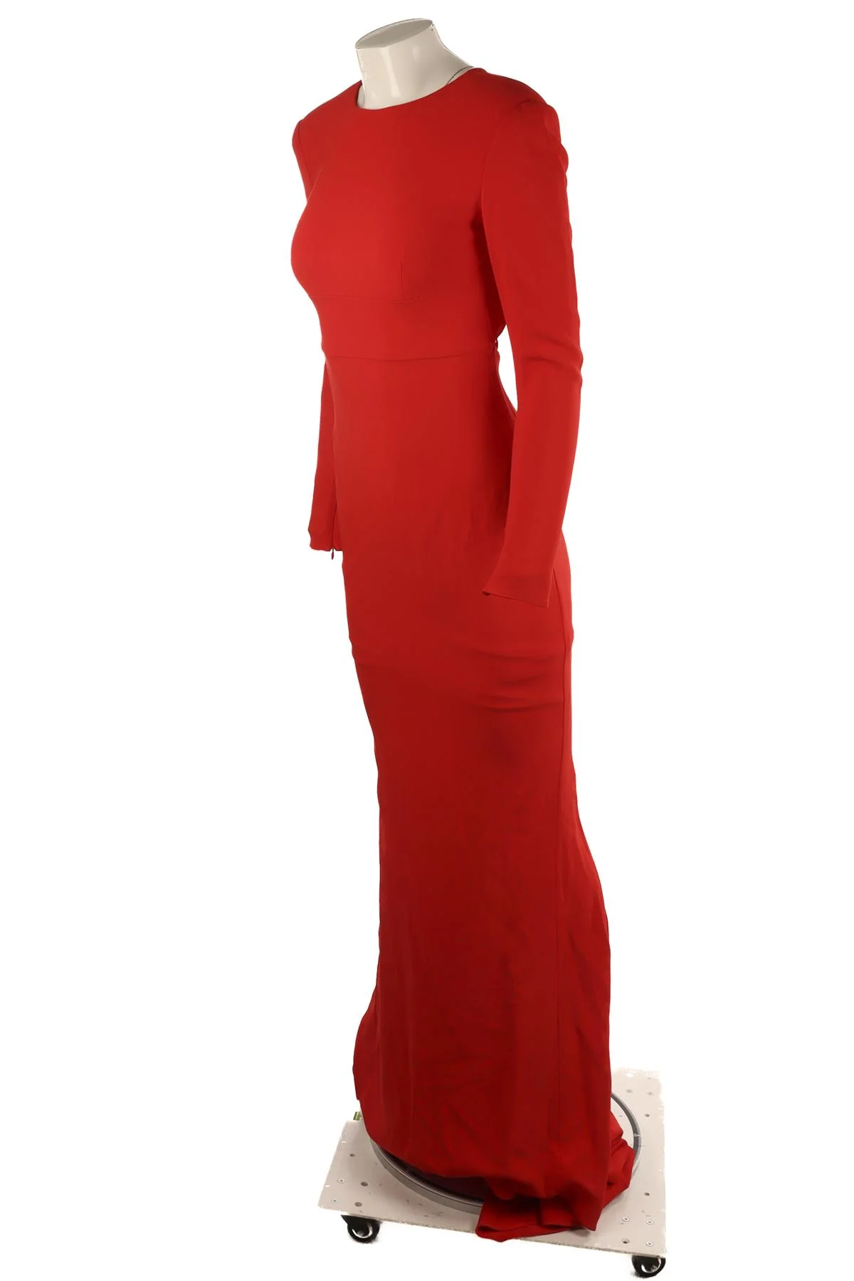 STELLA MCCARTNEY RED CREPE MAXI DRESS IT 40 UK 8 - Image 3