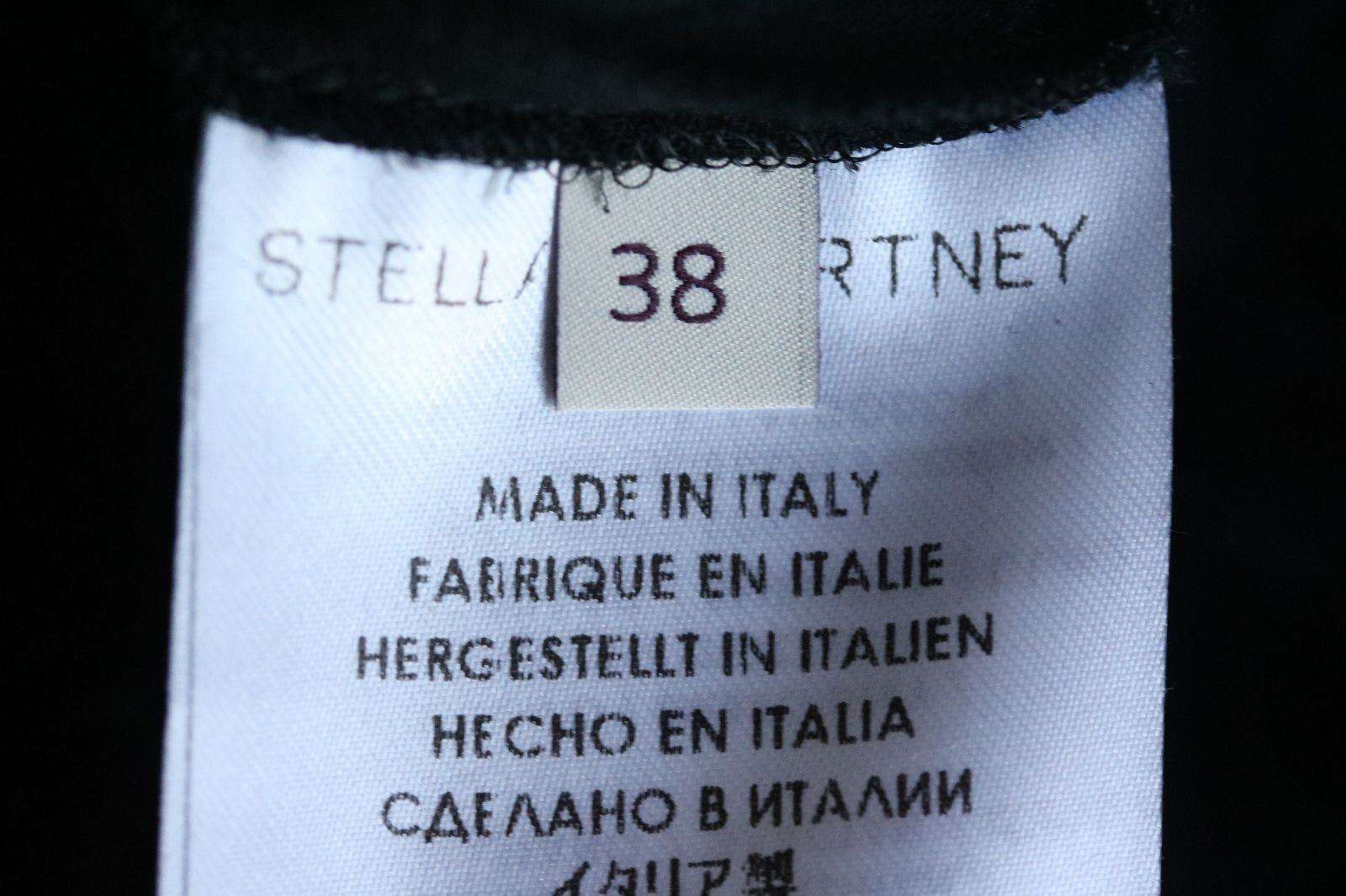 STELLA MCCARTNEY RIB WAVE MESH JERSEY CREPE DRESS IT 38 UK 6 - Image 10