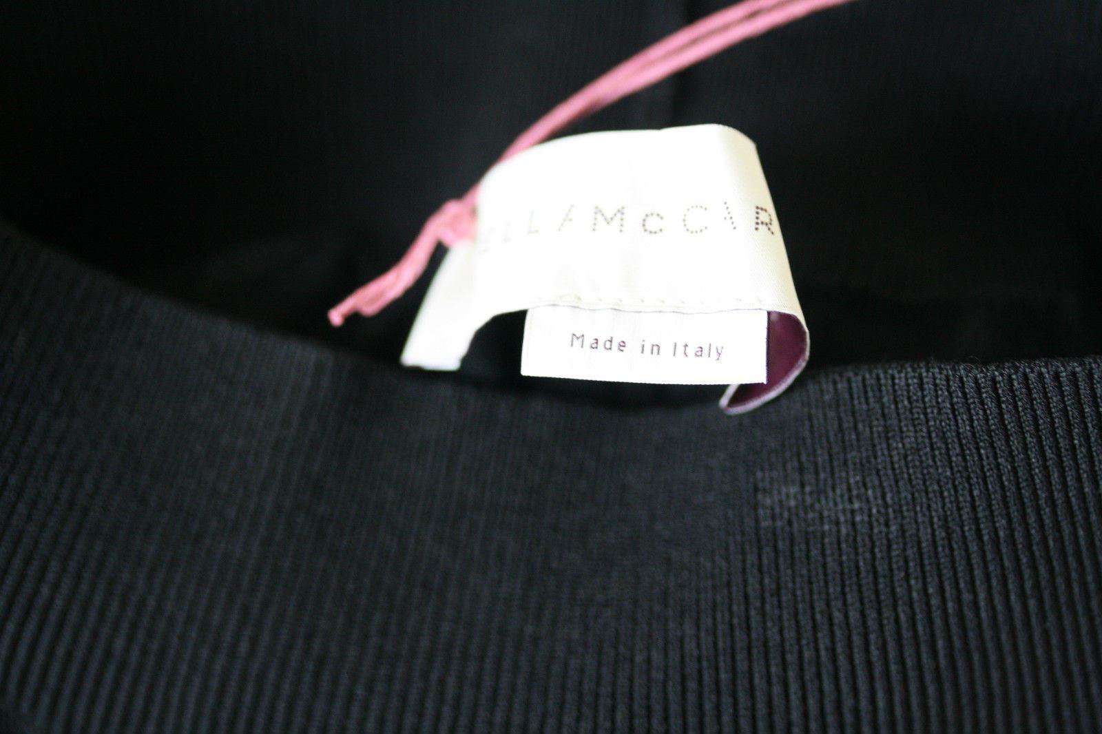 STELLA MCCARTNEY RIBBED BLACK JODPHURS LEGGINGS IT 36 UK 4-6 - Image 7