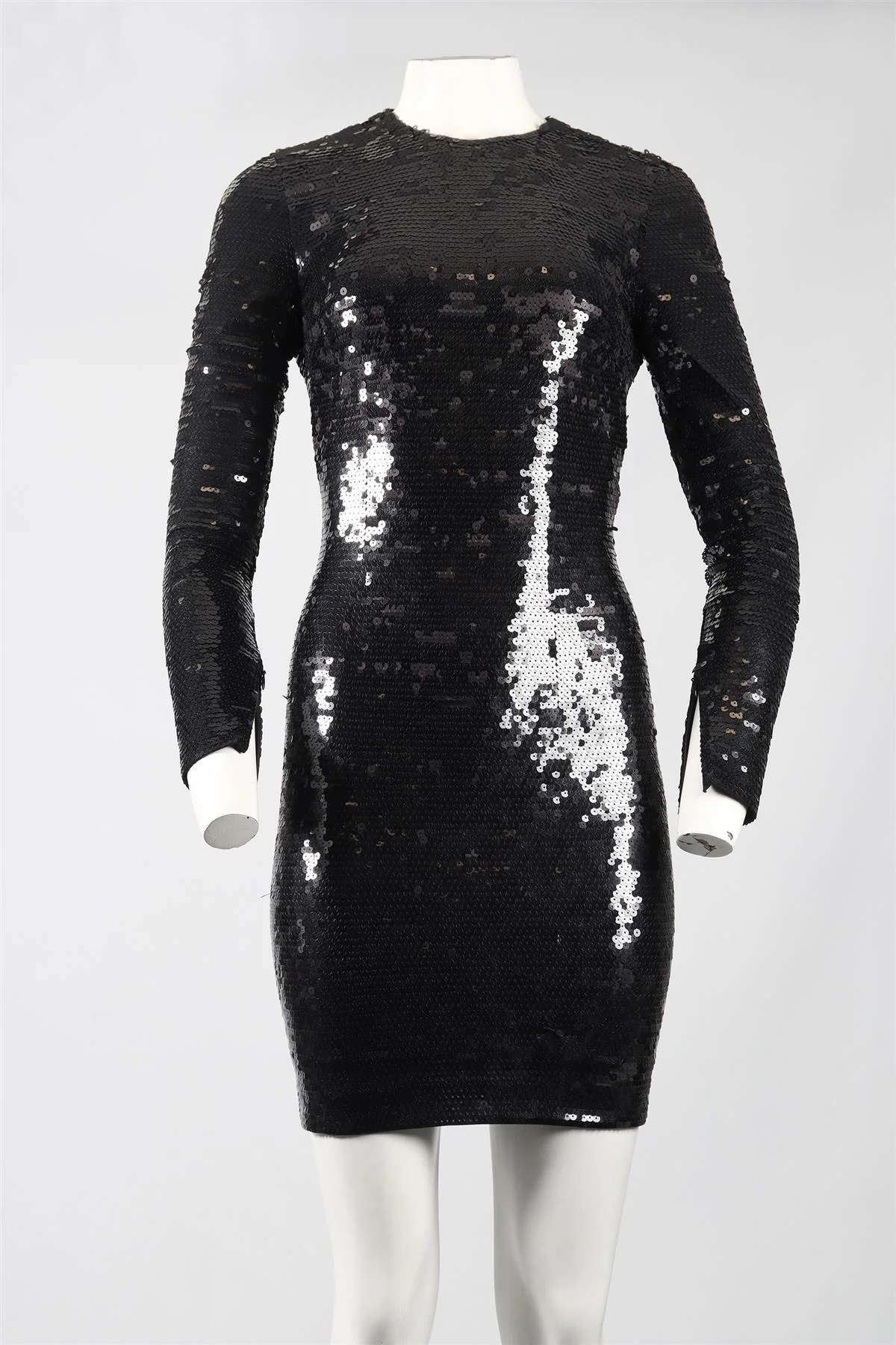 STELLA MCCARTNEY SEQUIN AND MESH MINI DRESS IT 36 UK 4 - Image 2